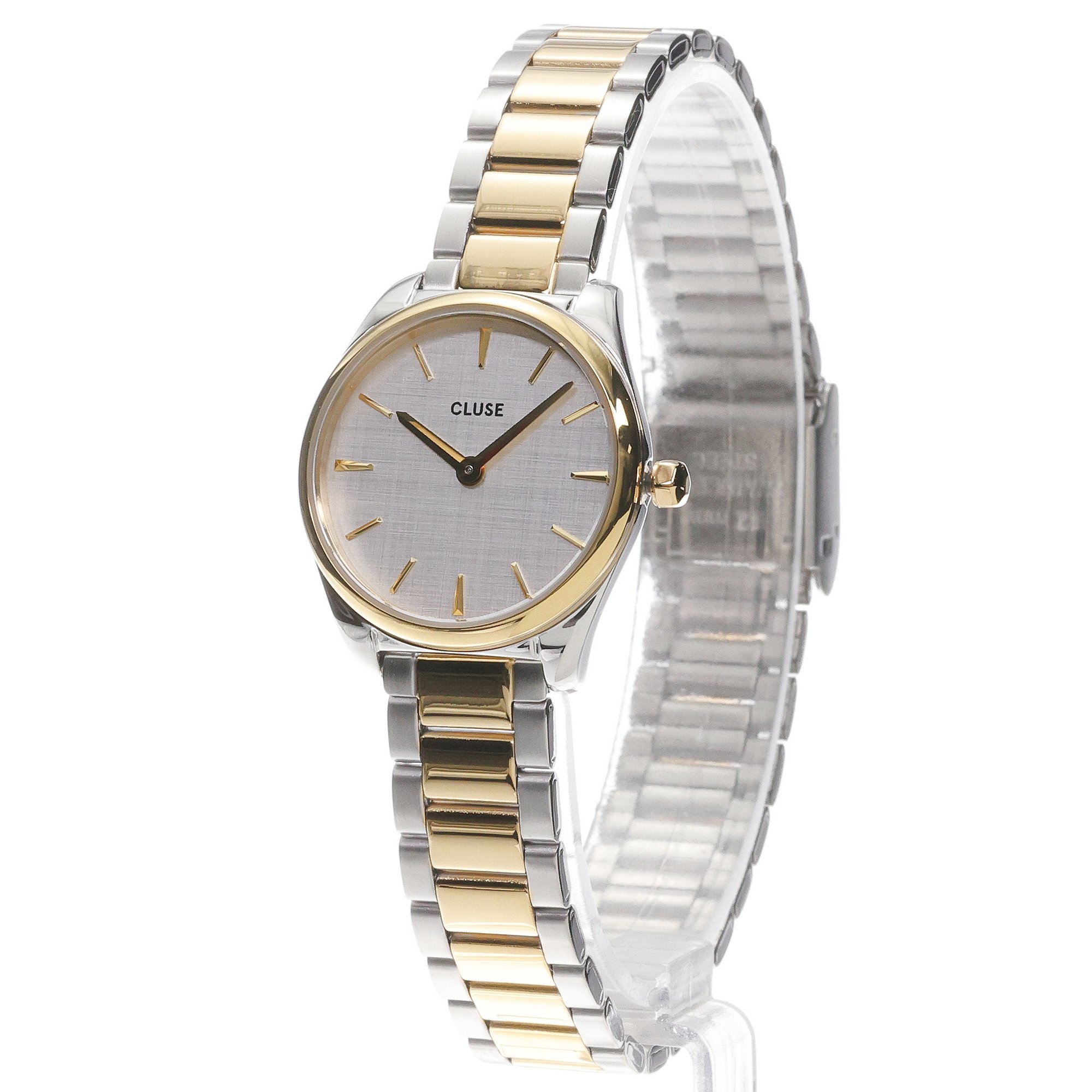 Cluse CW11708 Feroce Petite Watch Steel Silver Bicolour zegarek damski fashion-modowy mineralne - miniatura 2