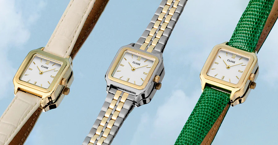 Cluse CW11801 Gracieuse Gracieuse Petite White Silver Gold zegarek damski fashion-modowy mineralne - miniatura 11