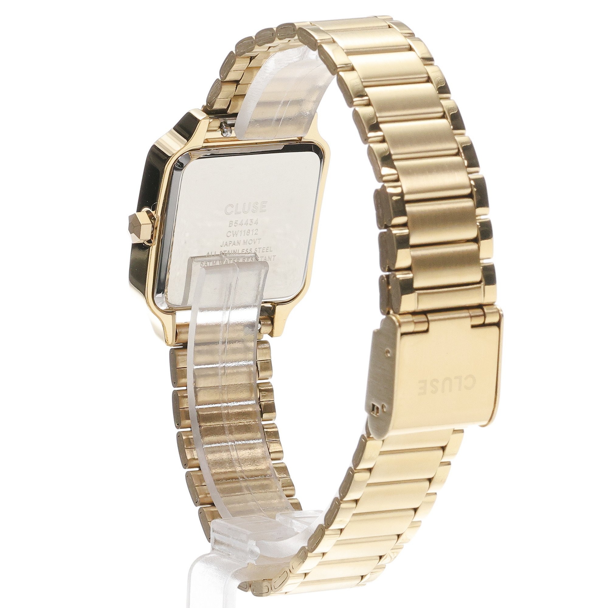 Cluse CW11812 Gracieuse Gracieuse Gold Stainless Steel 24mm zegarek damski klasyczny mineralne - miniatura 4
