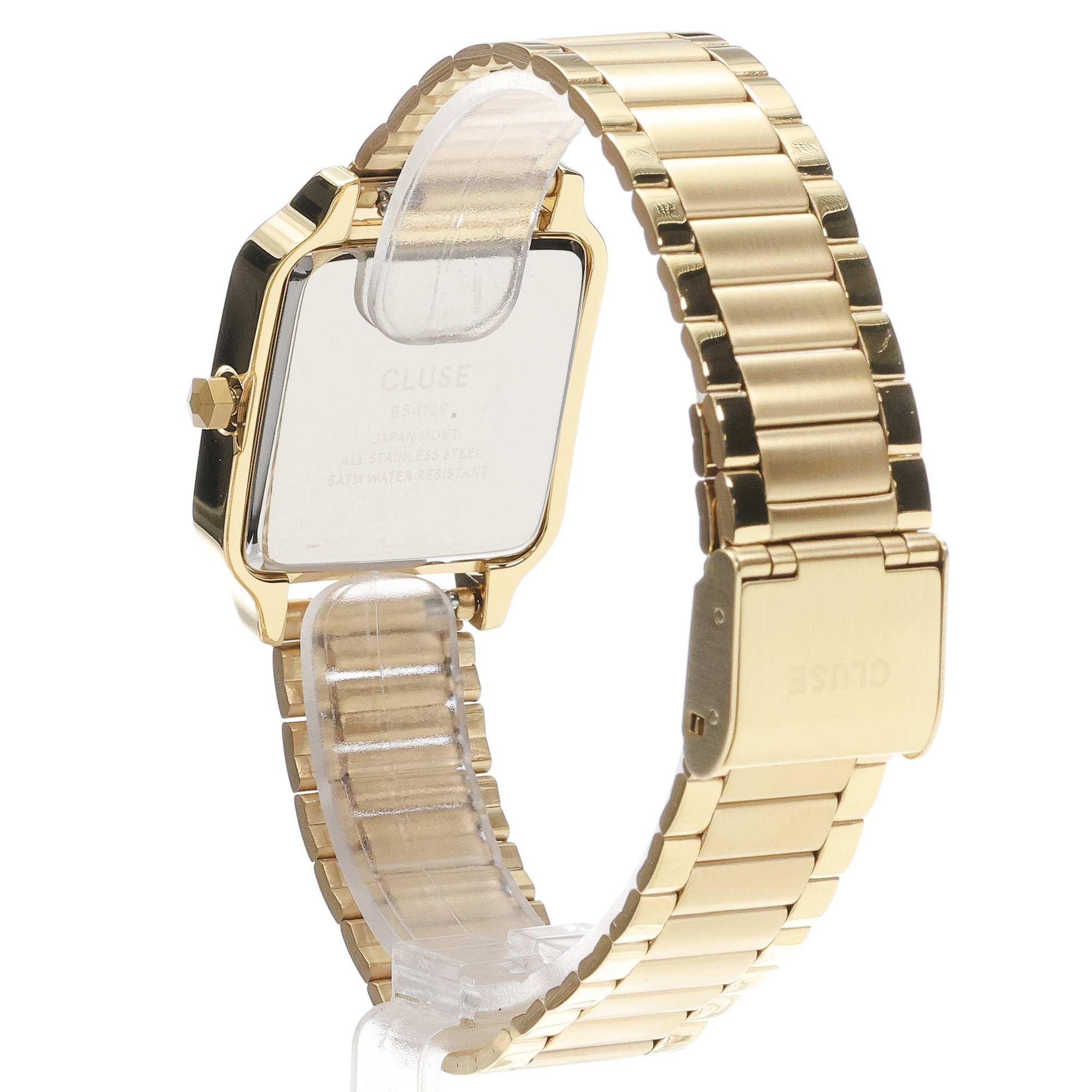 Cluse CW11906 Gracieuse Gracieuse Gold Stainless Steel 28mm zegarek damski klasyczny mineralne - miniatura 4