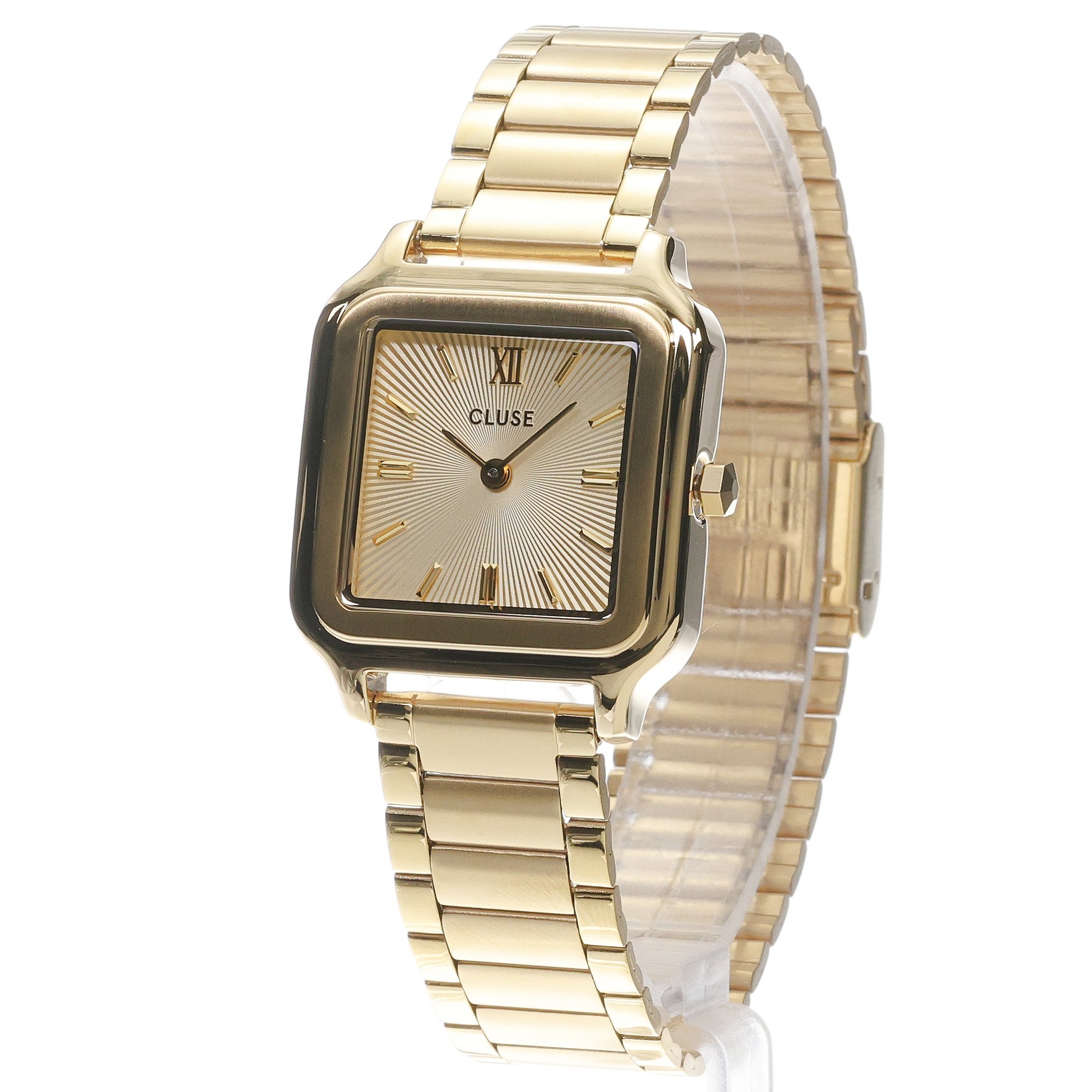 Cluse CW11911 Gracieuse Gracieuse Steel Sunray Textured Gold zegarek damski klasyczny mineralne