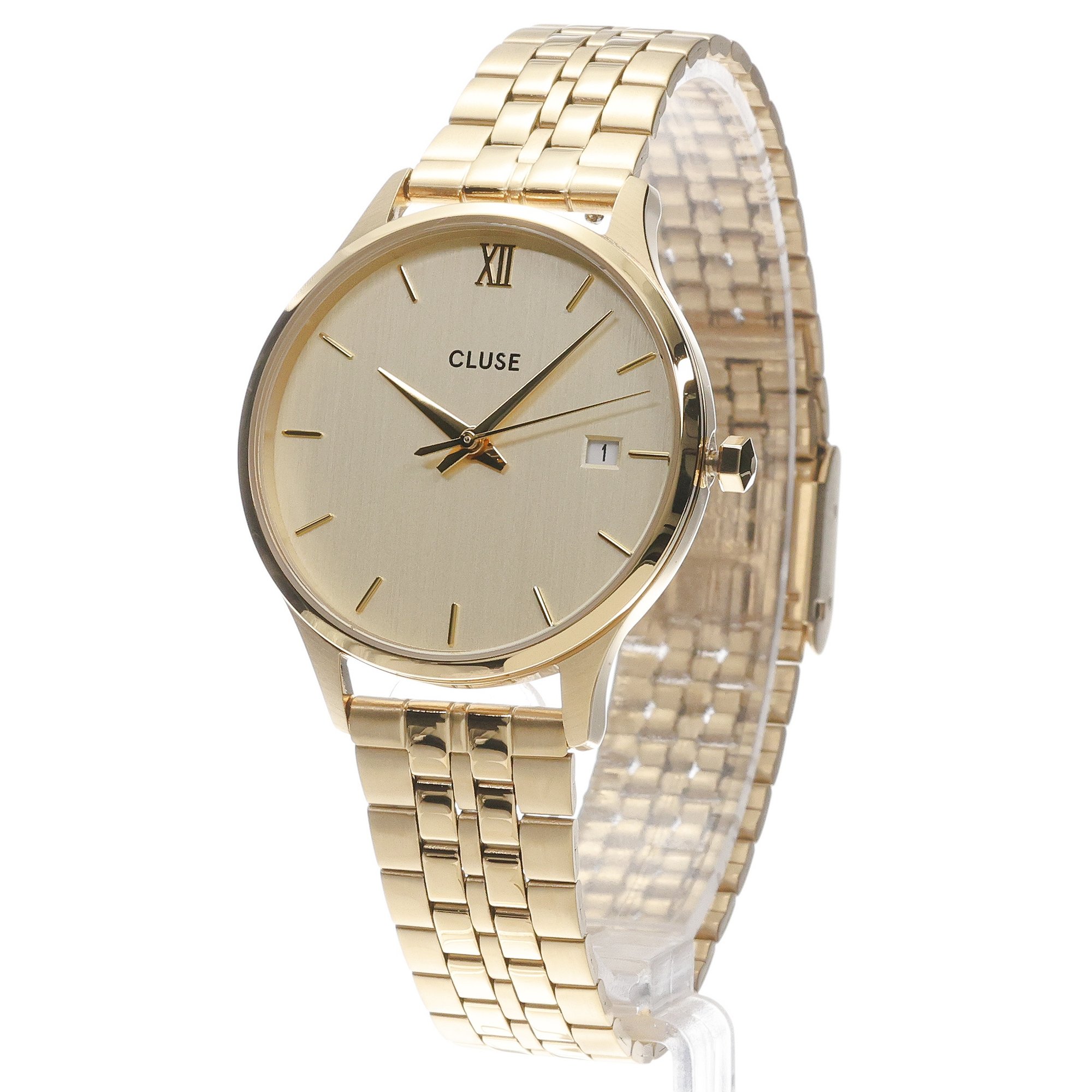 Cluse CW14301 Minuit Minuit Gold Stainless Steel 34mm zegarek damski klasyczny mineralne - miniatura 2