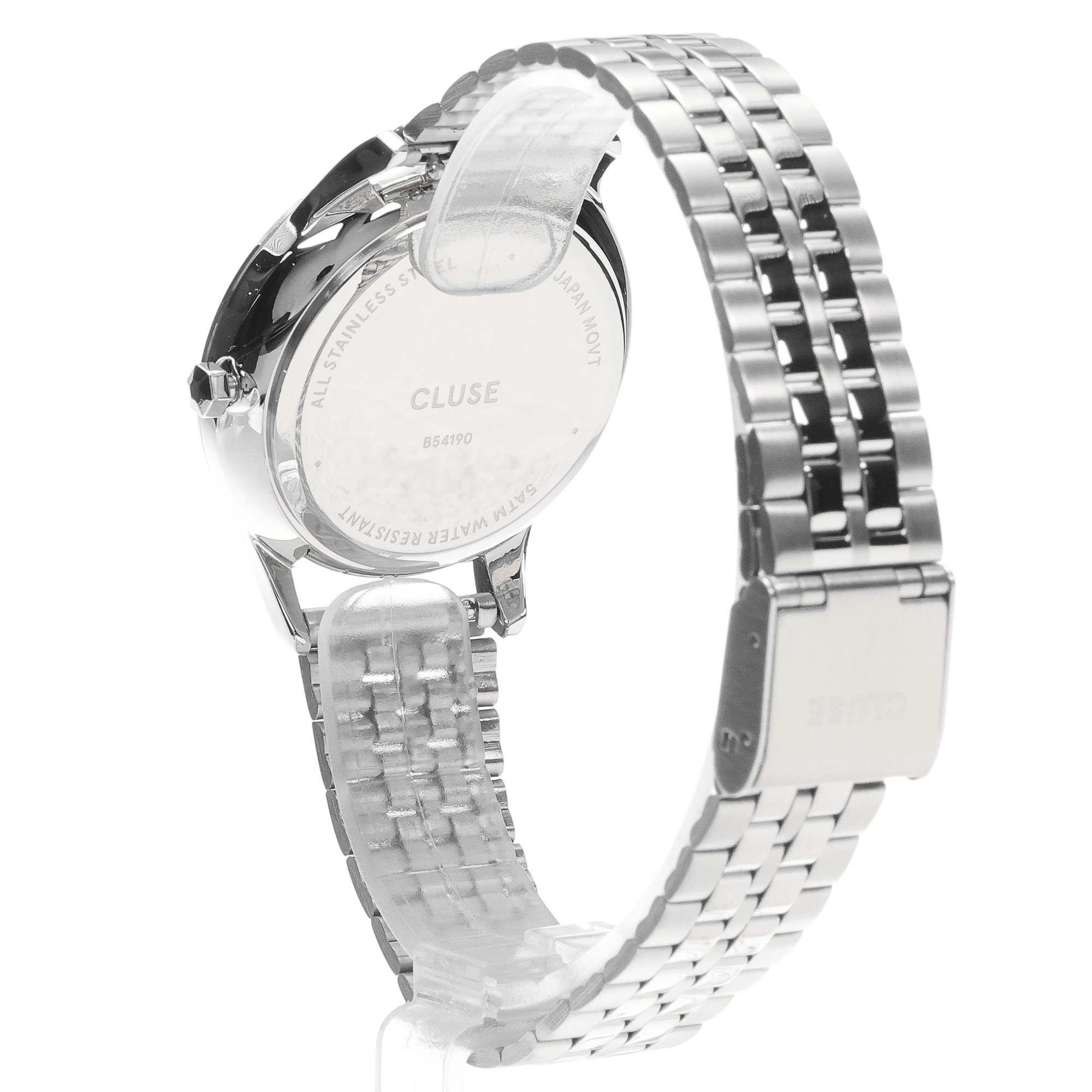 Cluse CW14303 zegarek srebrny klasyczny Minuit bransoleta