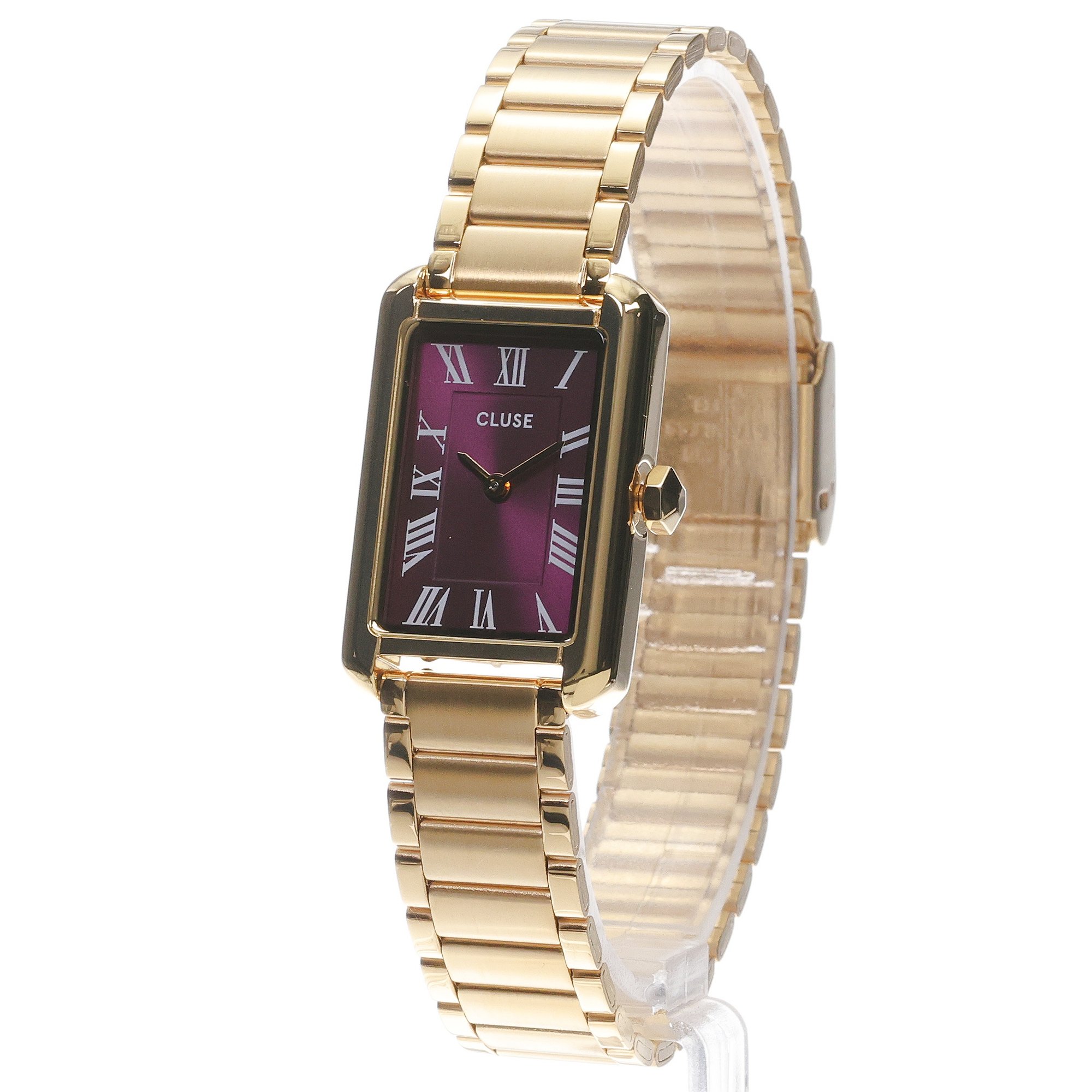 Cluse CW15004 Cluse Belisenna Steel Wine Gold zegarek damski klasyczny mineralne