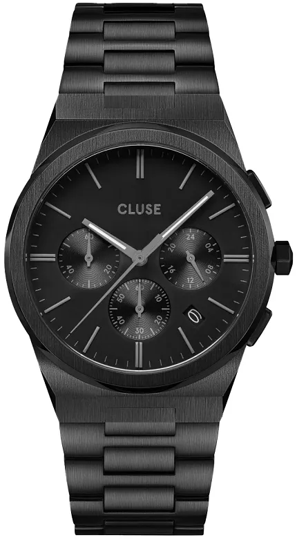 Cluse CW20802 Vigoureux Chrono Steel/Full Black - zdjęcie 1