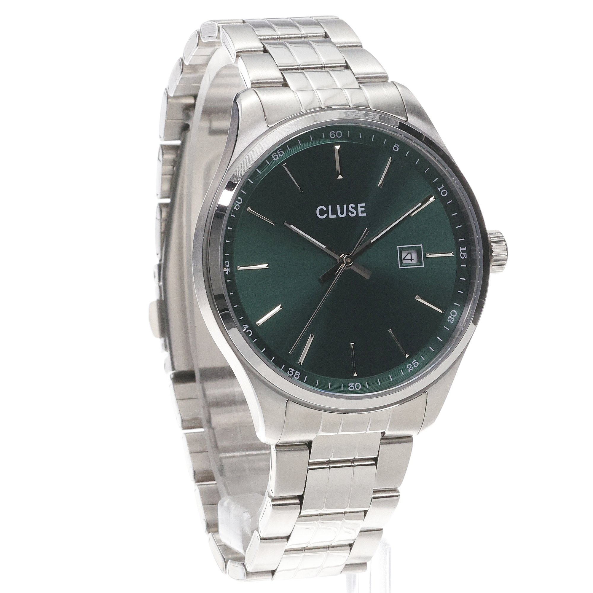Cluse CW20902 Antheor Watch Steel Green Silver Colour Cluse klasyczny zegarek srebrny - miniatura 3