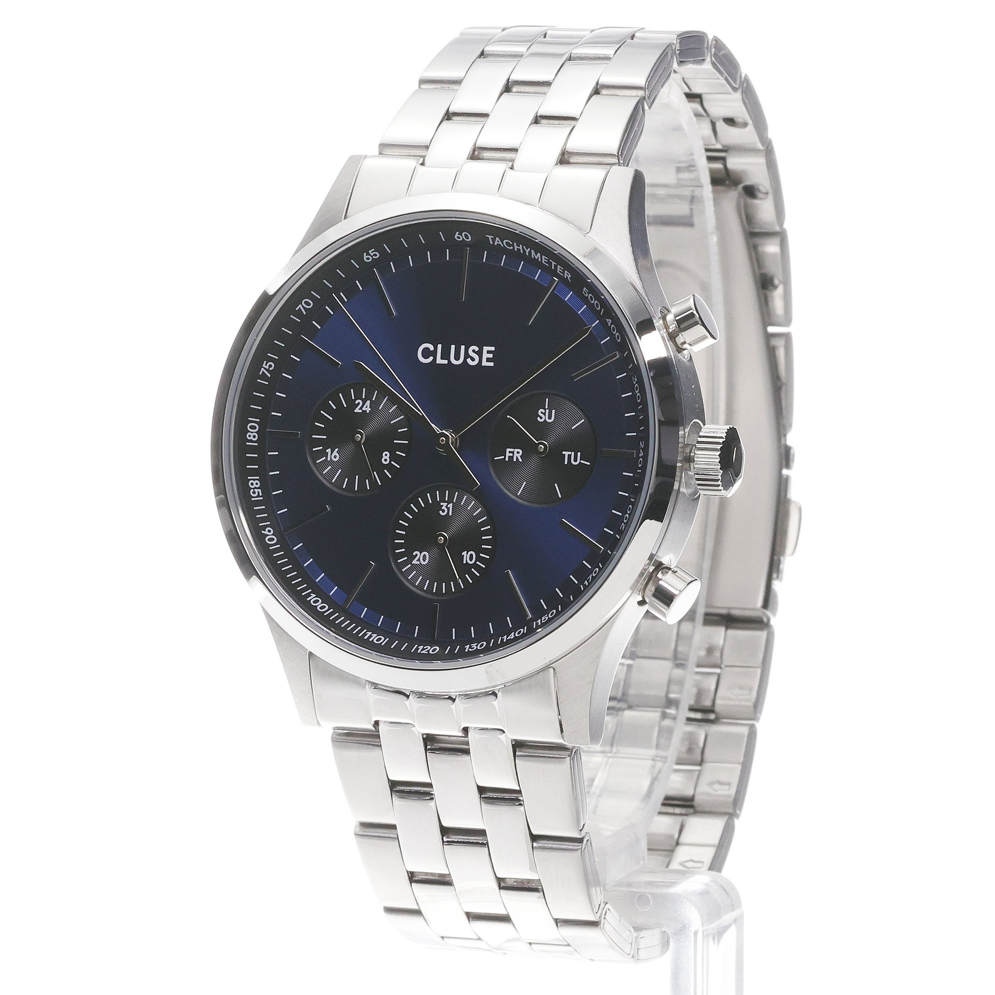 Cluse CW21008 Antheor Stainless Steel 42mm Antheor fashion-modowy zegarek srebrny