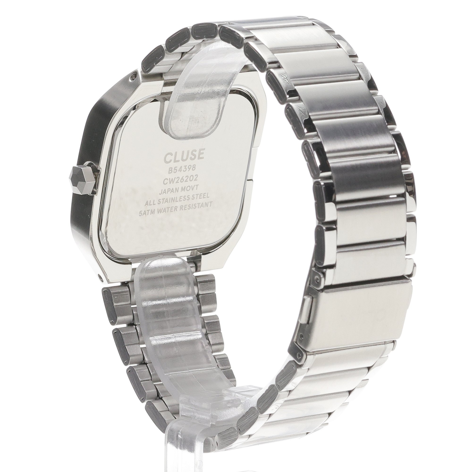 Cluse CW26202 Quadrus Multifunction Steel Green Silver Quadrus klasyczny zegarek srebrny - miniatura 4