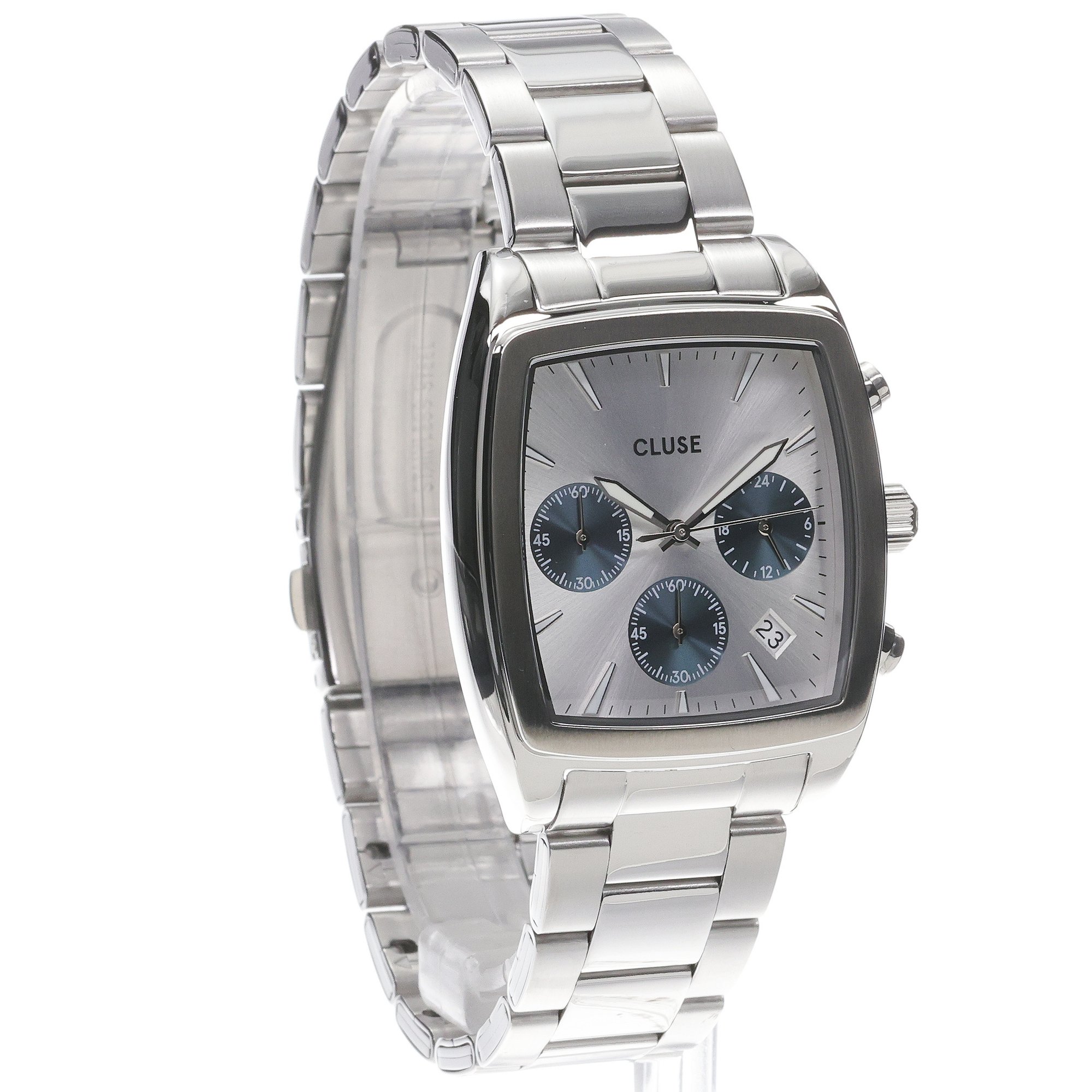 Cluse CW52003 zegarek srebrny klasyczny Cluse bransoleta