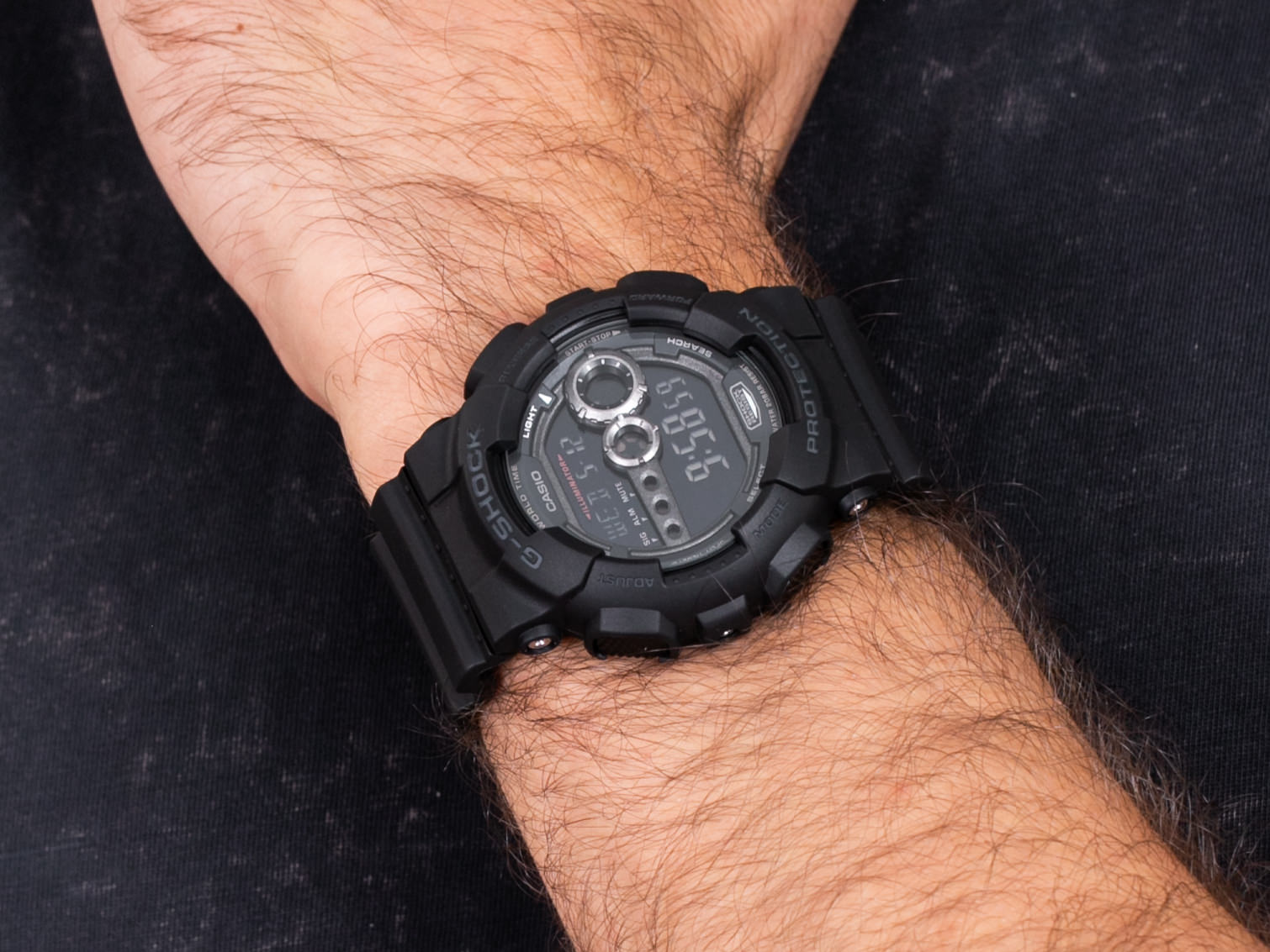 G-Shock GD-100-1BER Eclipse G-SHOCK Original sportowy zegarek czarny