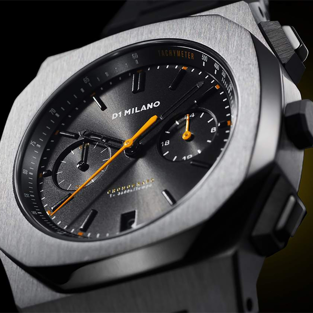 D1 Milano D1-CHBJ11 Cronografo TANGERINE CHRONOGRAPH 41.5 MM zegarek męski sportowy szafirowe