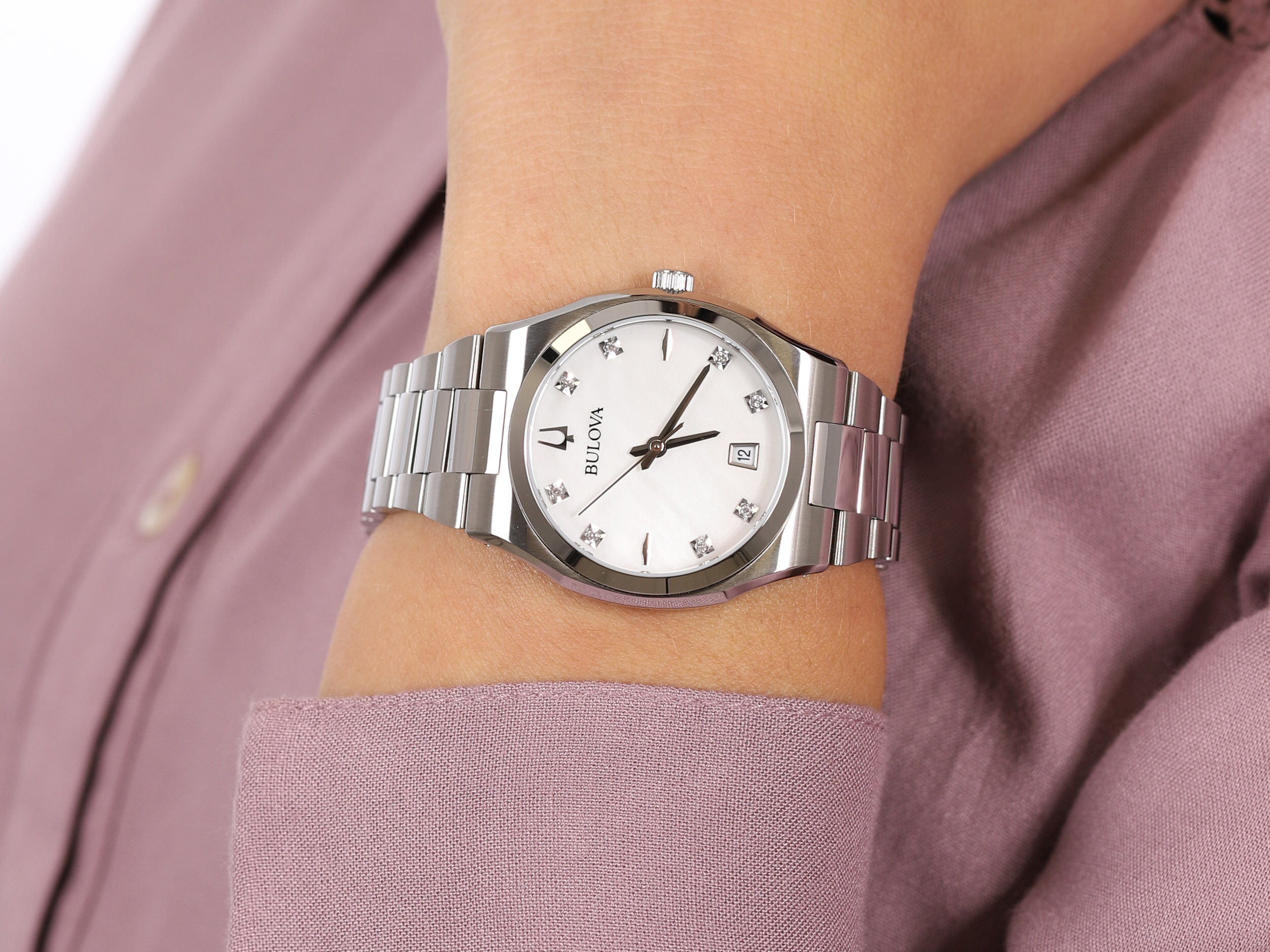 Bulova 96P218 zegarek klasyczny Diamond