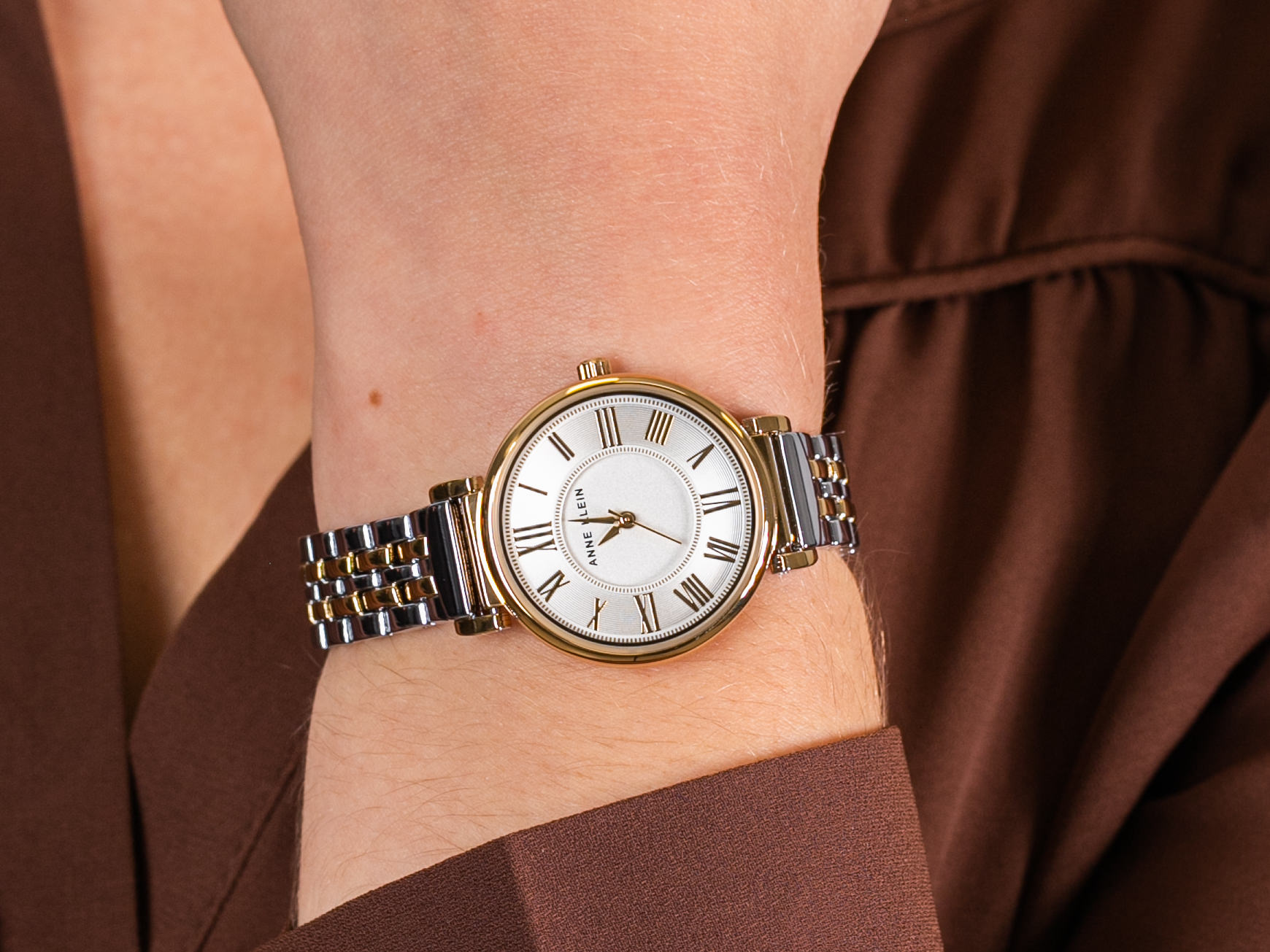 Anne Klein AK-2159SVTT zegarek fashion/modowy Bransoleta