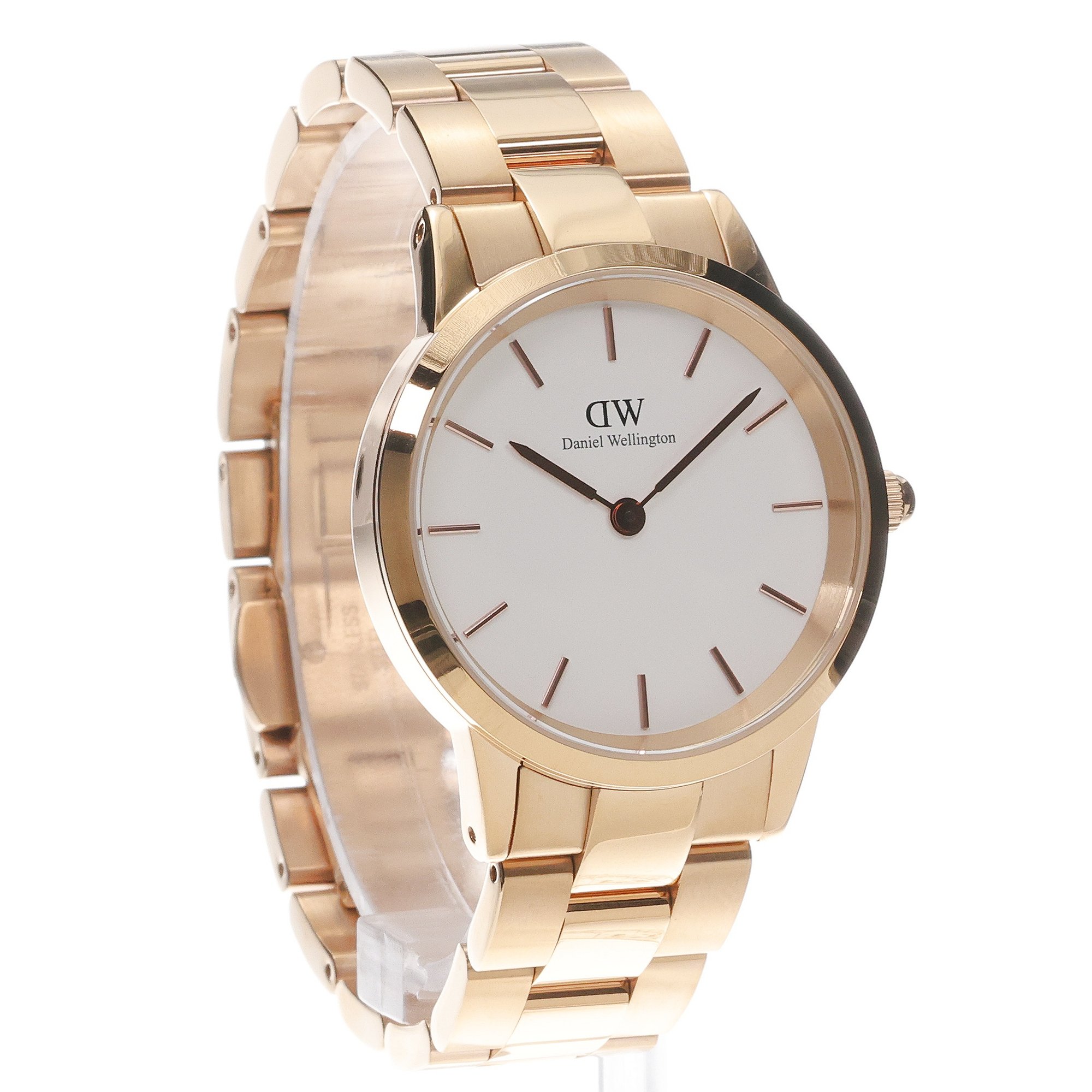 Daniel Wellington DW00100209 Iconic Link 36mm Rose Gold Iconic klasyczny zegarek różowe złoto