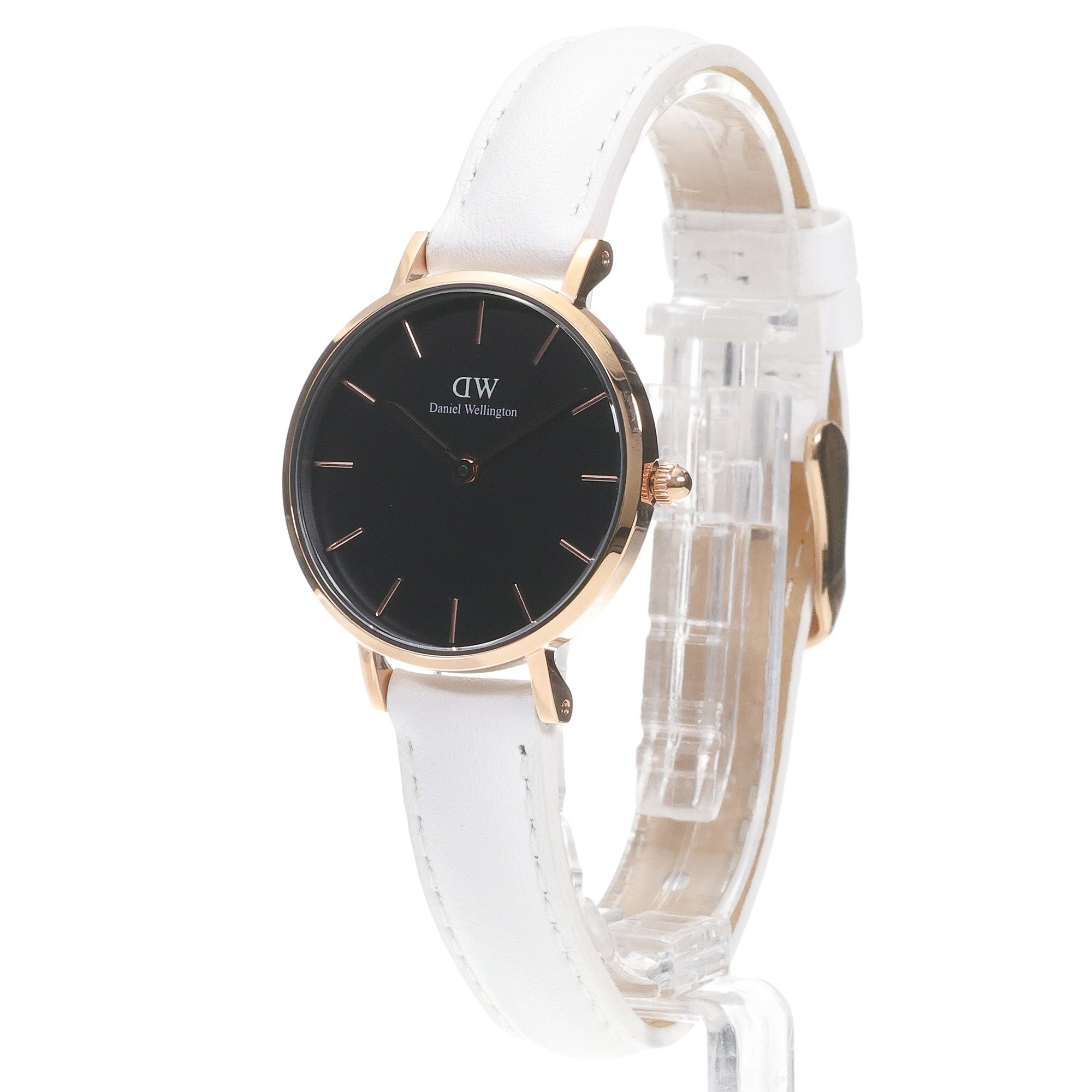 Daniel Wellington DW00100285 Petite Bondi Black 28mm Petite klasyczny zegarek różowe złoto - miniatura 2