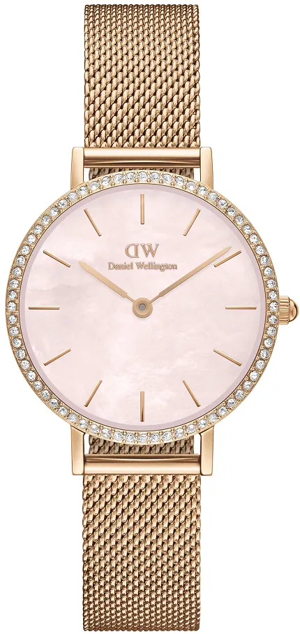 Daniel Wellington DW00100663 Petite Petite Lumine Bezel Melrose Pink MOP 28 mm - zdjęcie 1