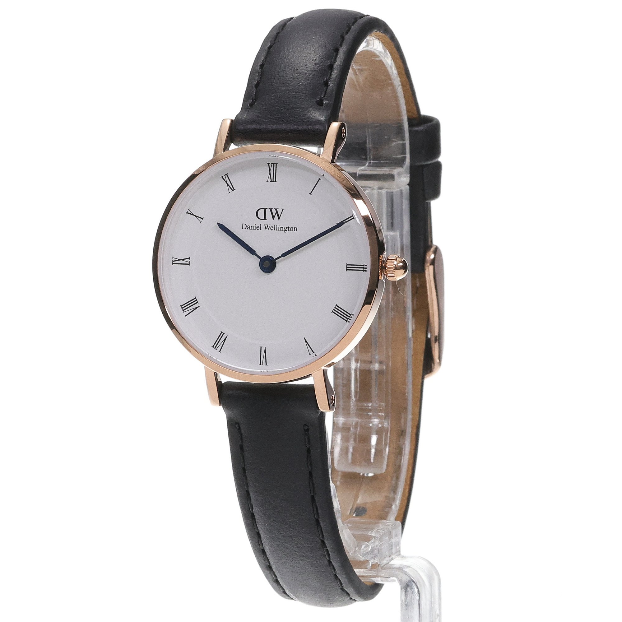 Daniel Wellington DW00100683 Petite Petite Roman Numerals Shieffield Rose Gold 28mm zegarek damski klasyczny mineralne - miniatura 2