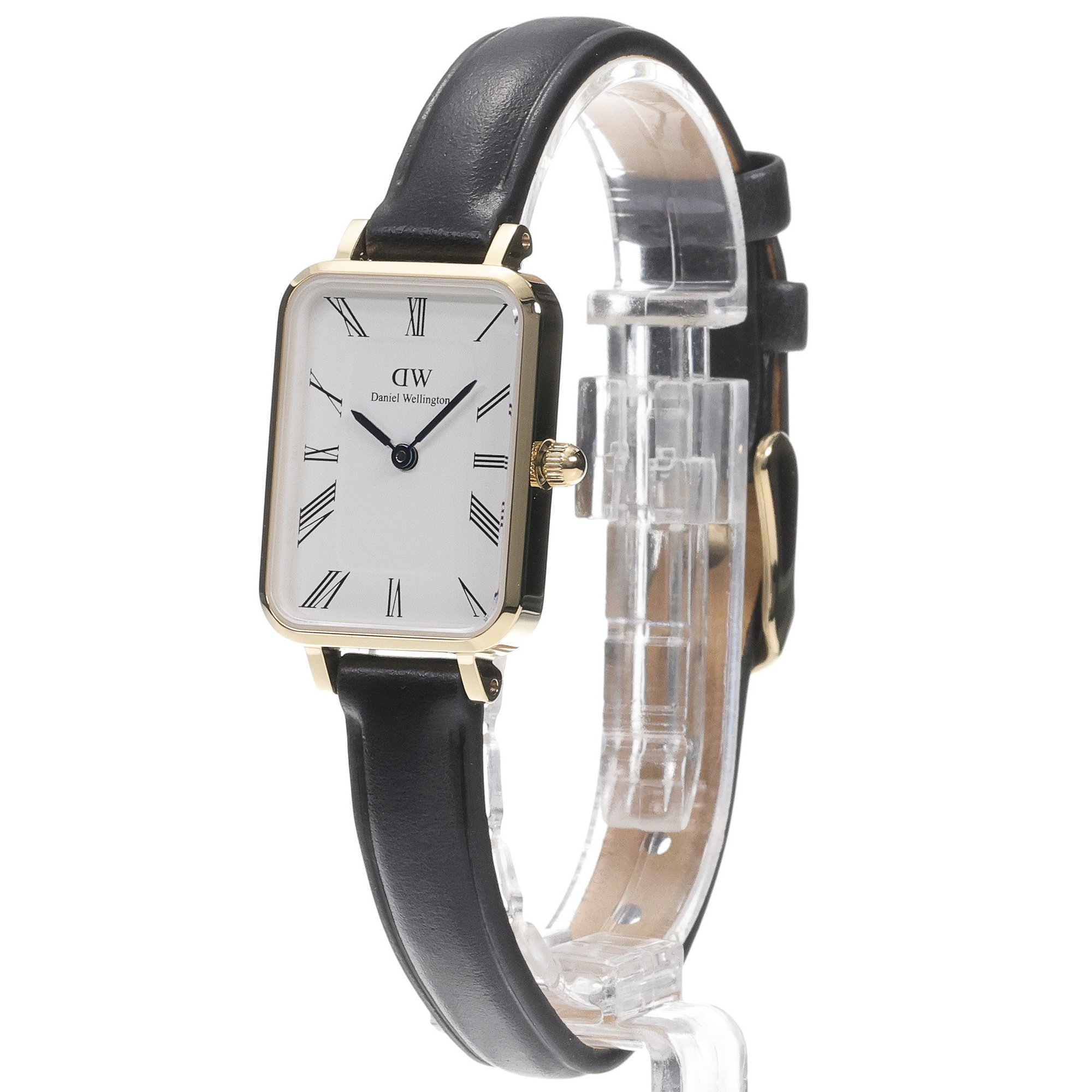 Daniel Wellington DW00100692 Quadro Quadro Roman Numerals Sheffield Gold 20mm zegarek damski klasyczny mineralne - miniatura 2