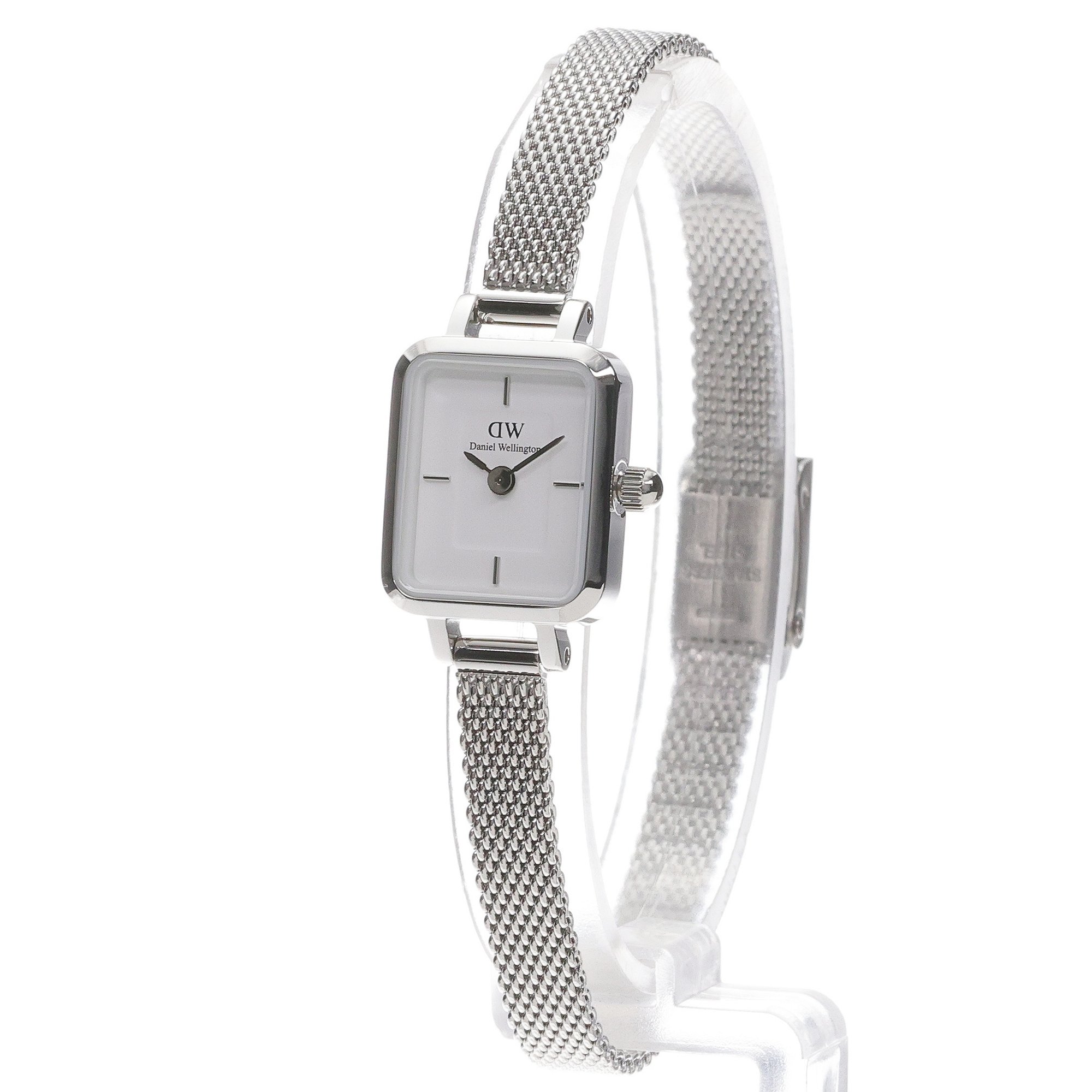 Daniel Wellington DW00100726 Quadro Quadro Mini Sterling 15mm zegarek damski fashion-modowy mineralne - miniatura 2