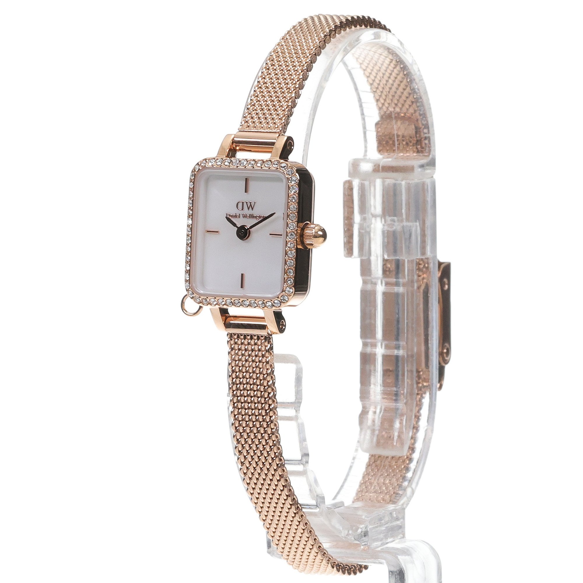Daniel Wellington DW00100751 zegarek damski biżuteryjny Quadro bransoleta - miniatura 2