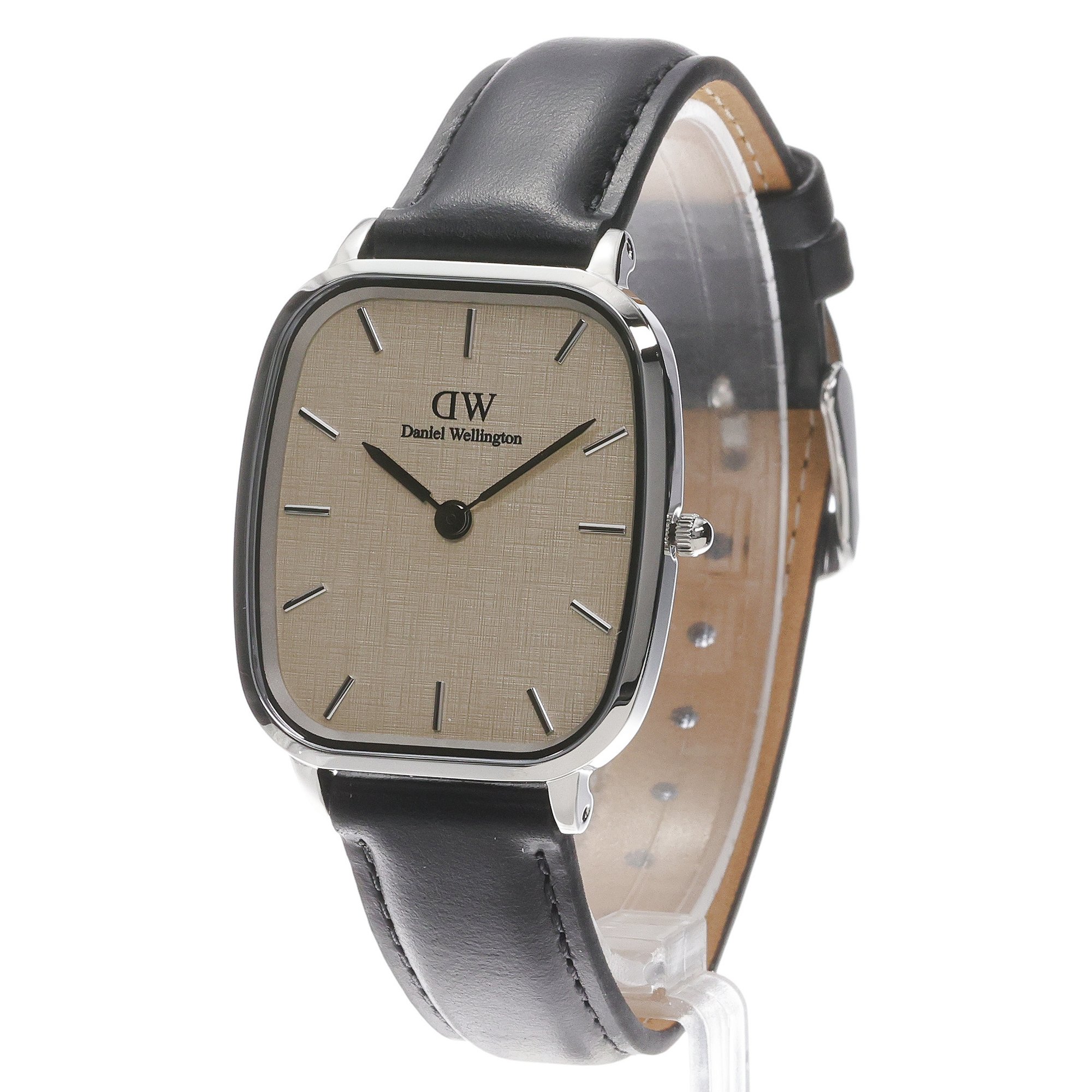 Daniel Wellington DW00100813 Marlon Sheffield Linen Classic klasyczny zegarek srebrny - miniatura 2
