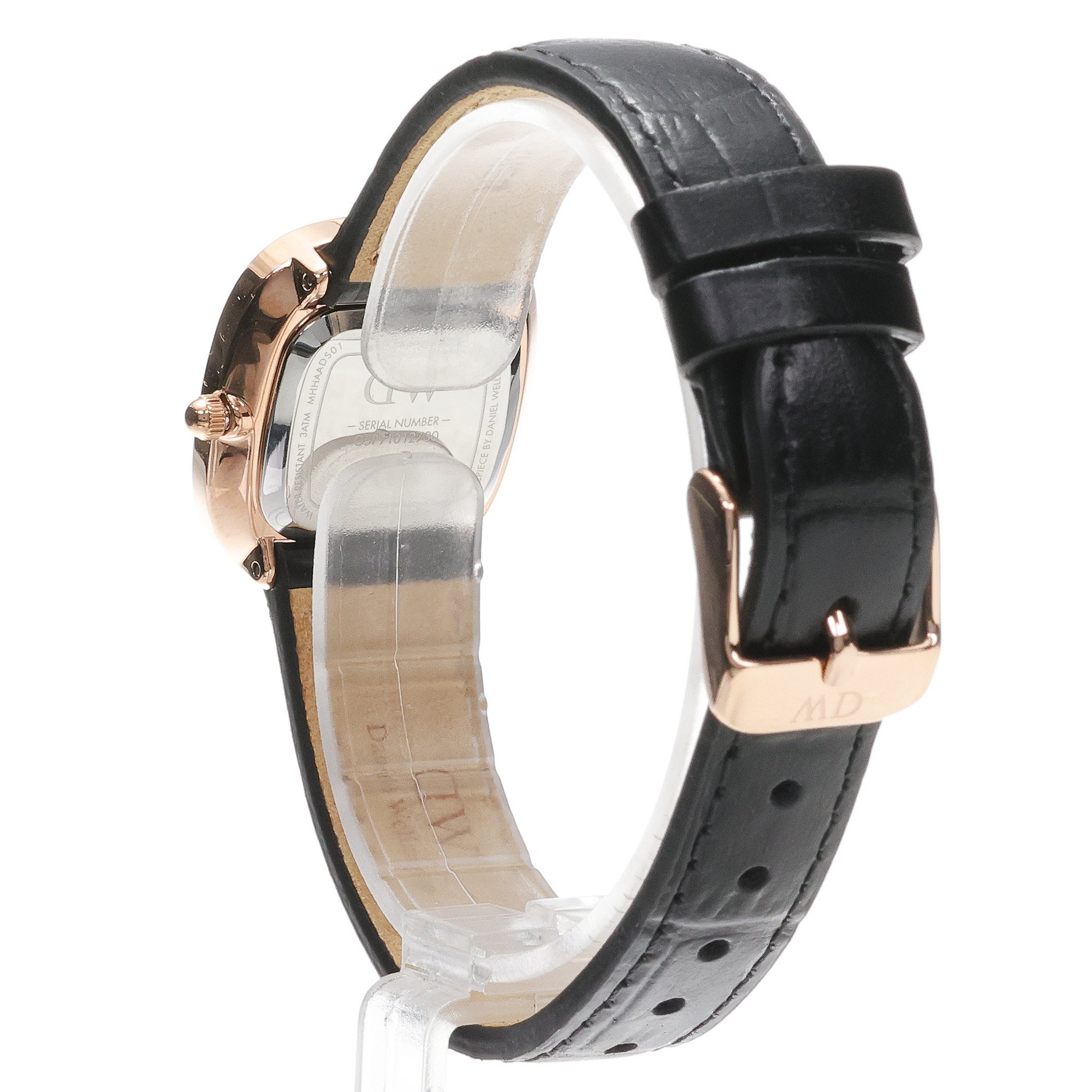 Daniel Wellington DW00100881 Damskie Margot Reading Onyx Ceramic Rose Gold zegarek damski klasyczny mineralne - miniatura 4