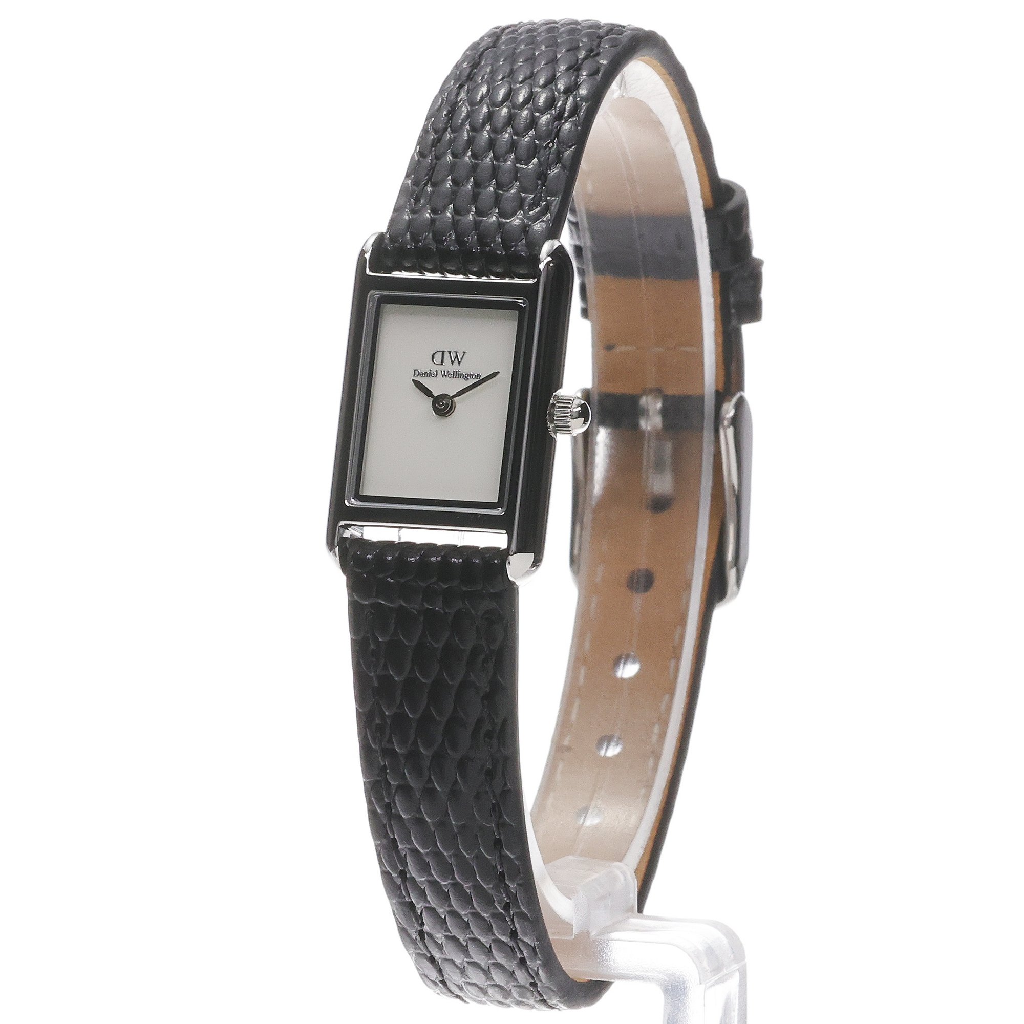 Daniel Wellington DW00100901 Damskie Bound Mini Black Lizard Silver zegarek damski klasyczny mineralne - miniatura 2