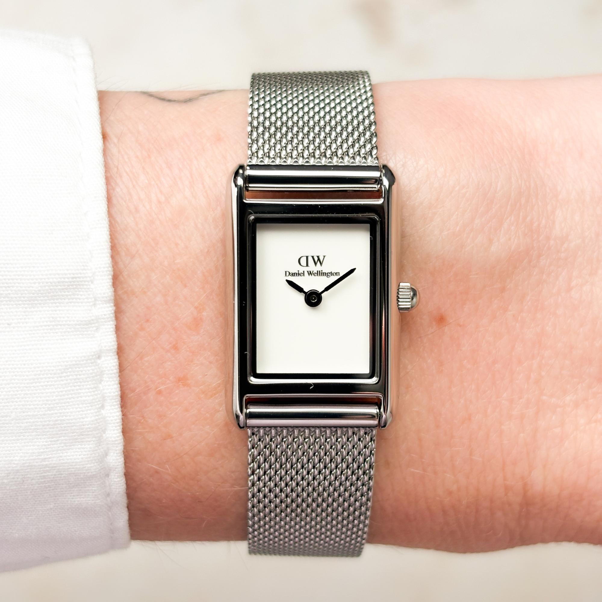 Daniel Wellington DW00100927 Bound Mini Sterling Damskie klasyczny zegarek srebrny - miniatura 8