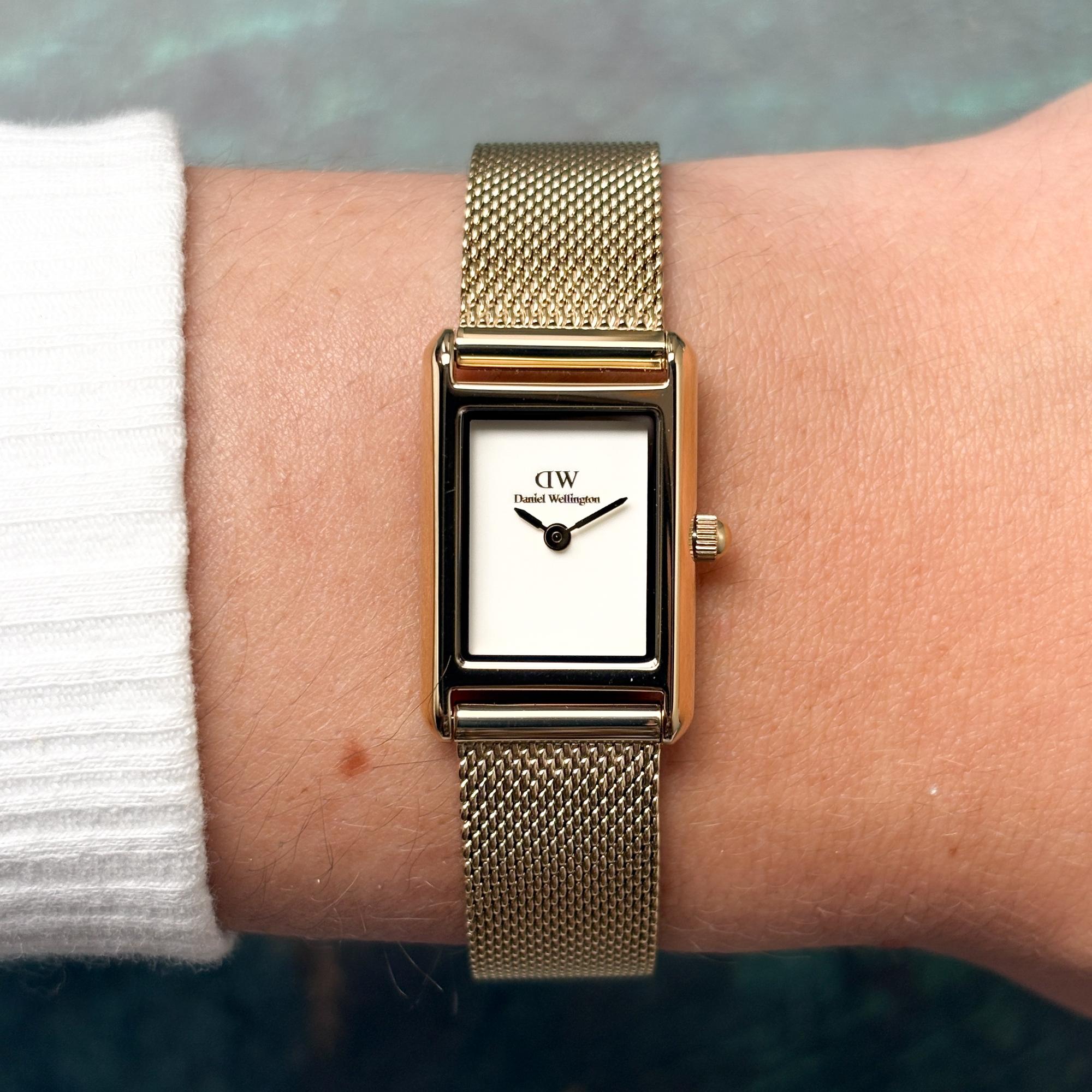 Daniel Wellington DW00100928 Bound Mini Evergold Damskie klasyczny zegarek złoty