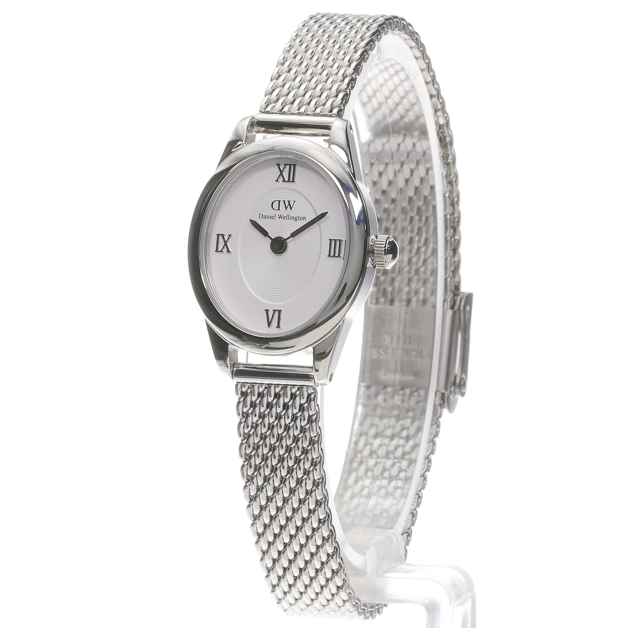 Daniel Wellington DW00100938 Damskie Ophelia Mini Mesh White Silver zegarek damski fashion-modowy mineralne
