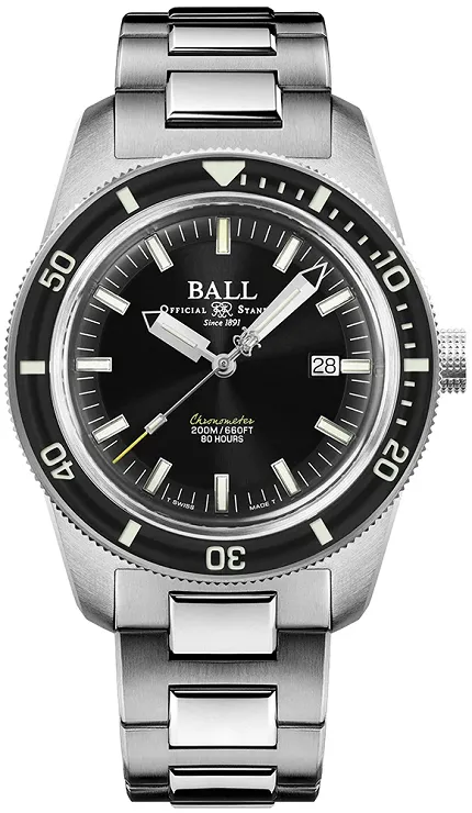Ball DD3208B-S1C-BK Engineer II M Skindiver Heritage - zdjęcie 1