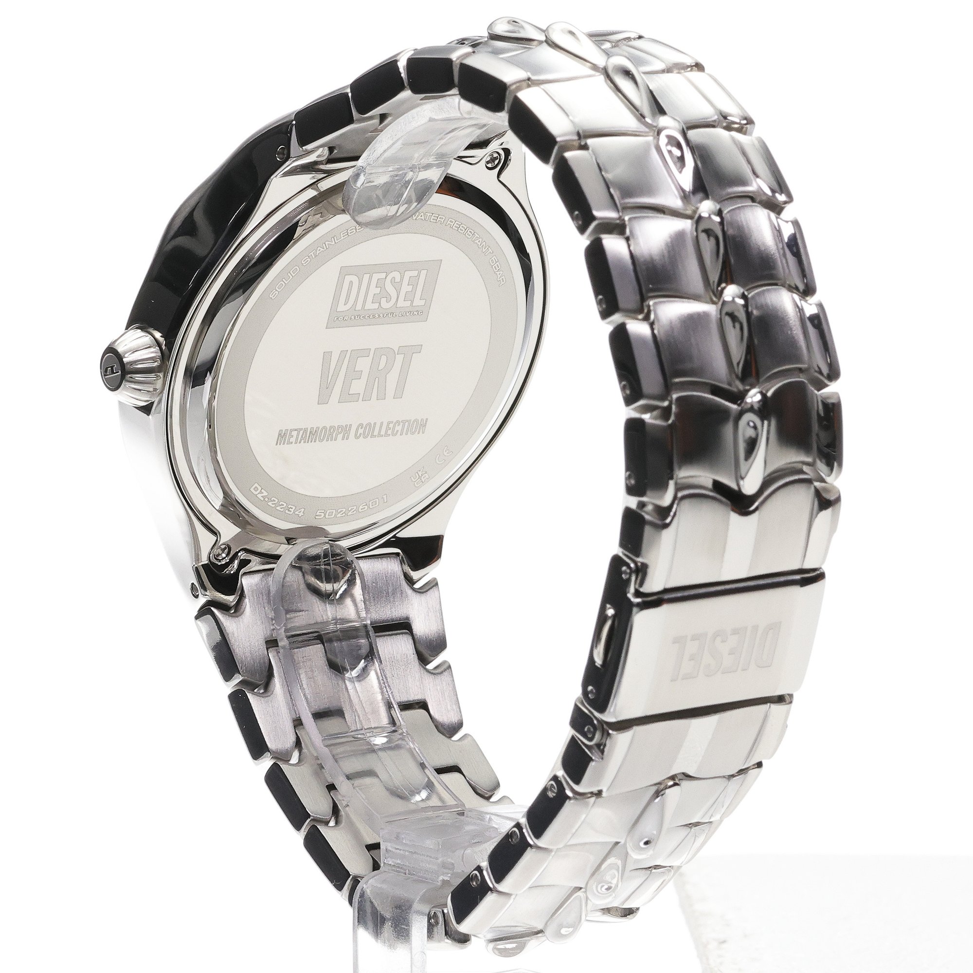 Diesel DZ2234 Vert Vert fashion-modowy zegarek srebrny - miniatura 4