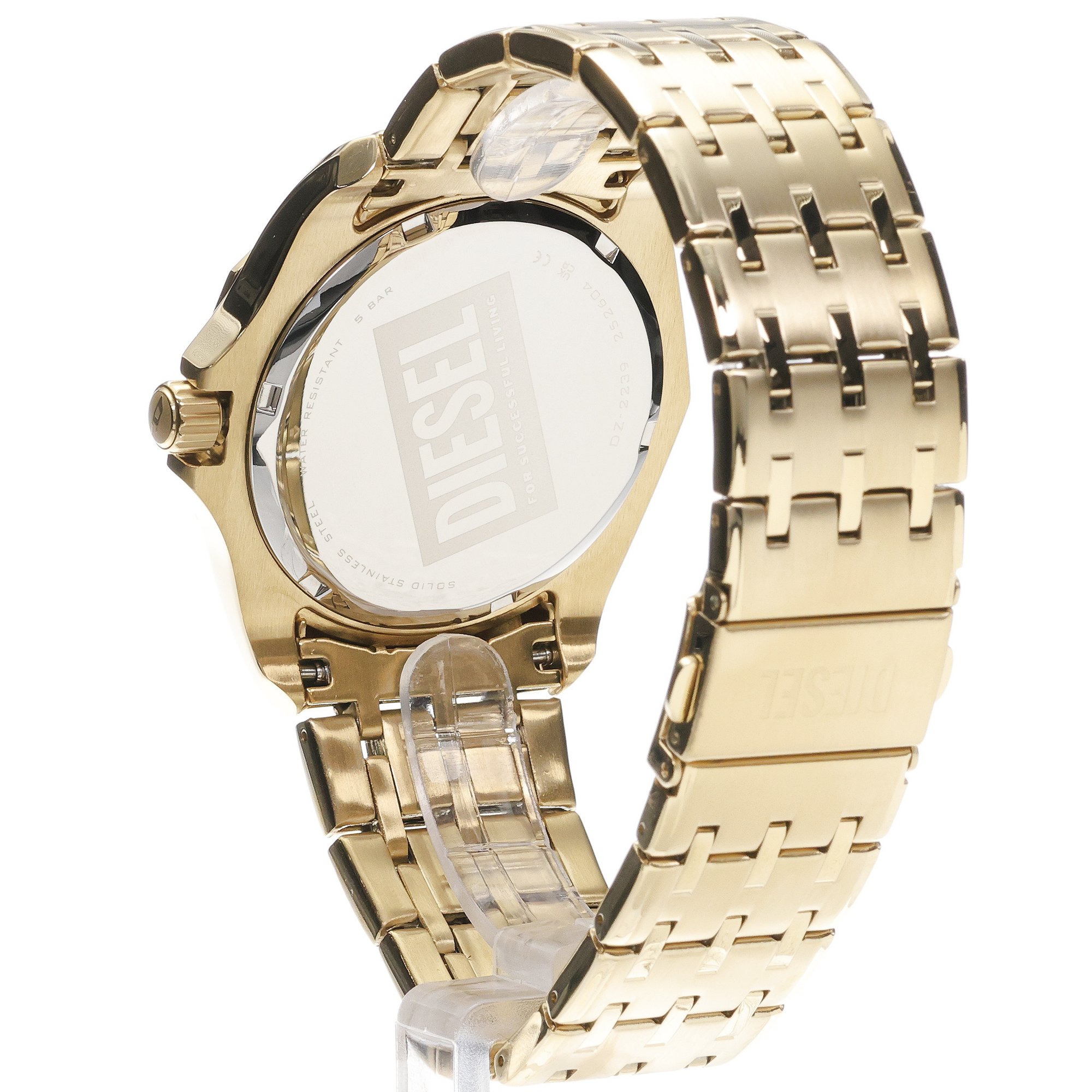 Diesel DZ2239 Stinger Męskie fashion-modowy zegarek złoty