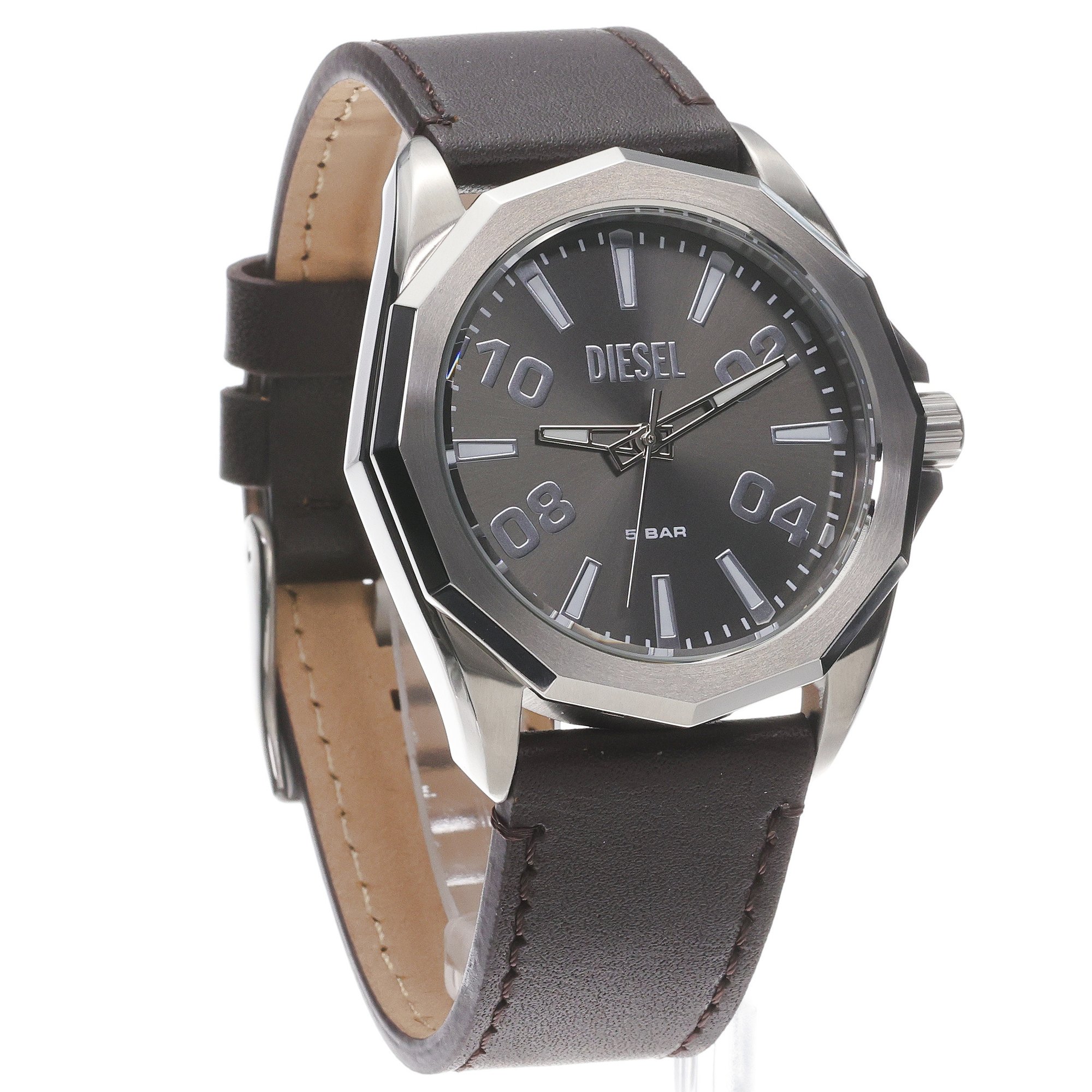 Diesel DZ2240 zegarek srebrny fashion-modowy Męskie pasek - miniatura 3