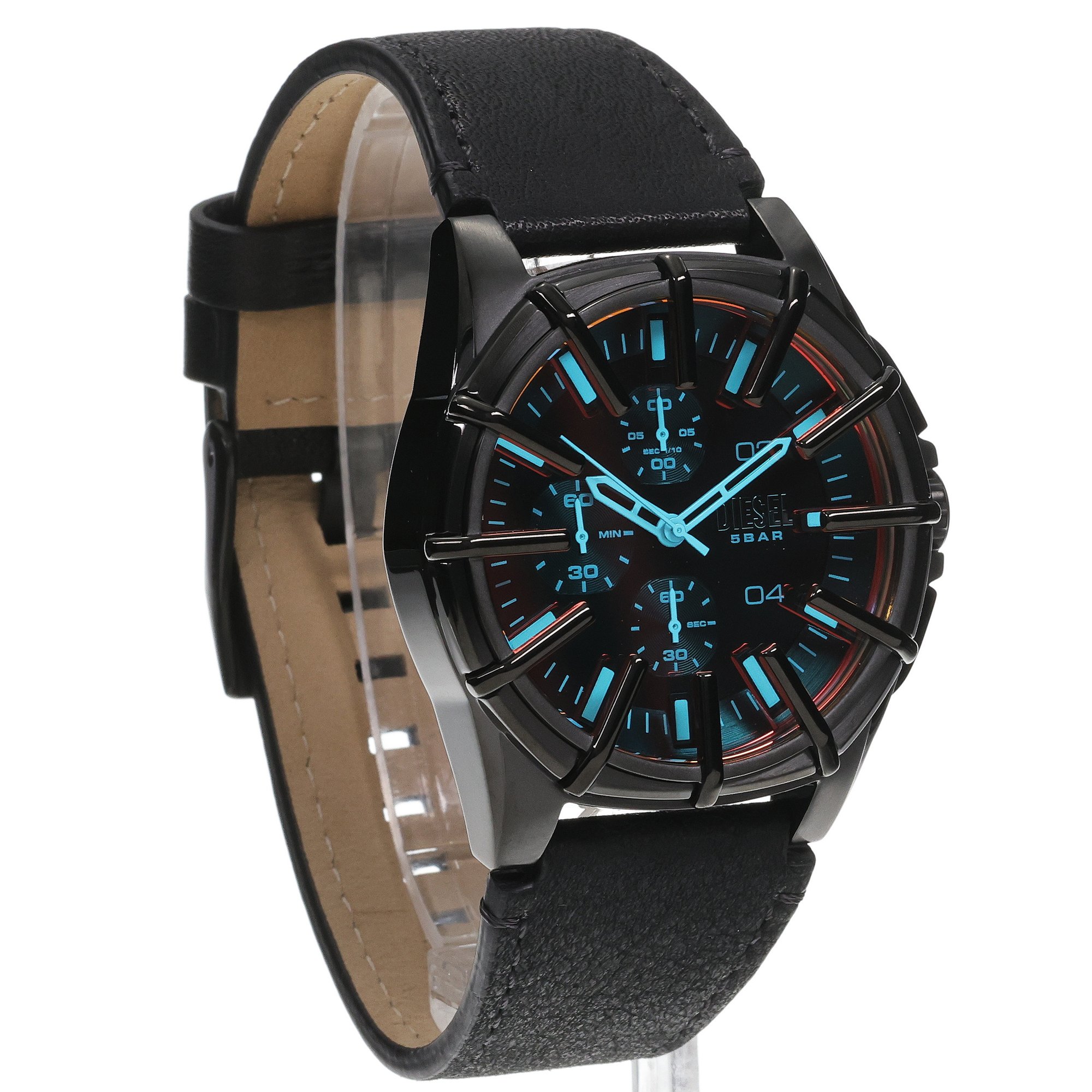 Diesel DZ4658 zegarek czarny fashion-modowy Framed pasek - miniatura 3
