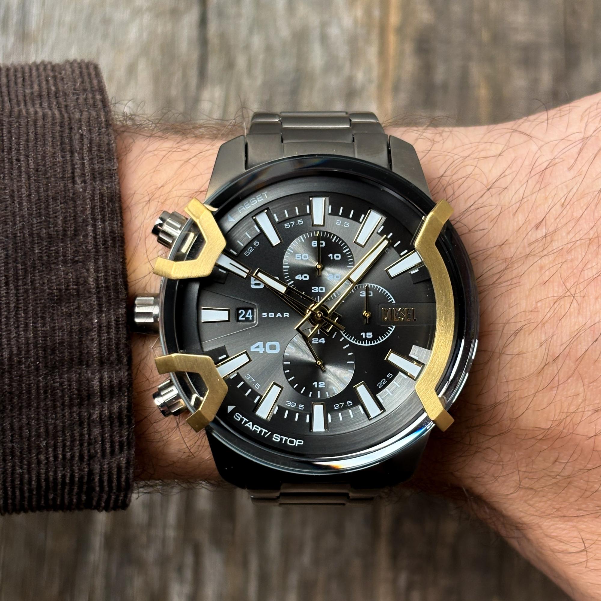 Diesel DZ4668 GRIFFED Griffed fashion-modowy zegarek szary