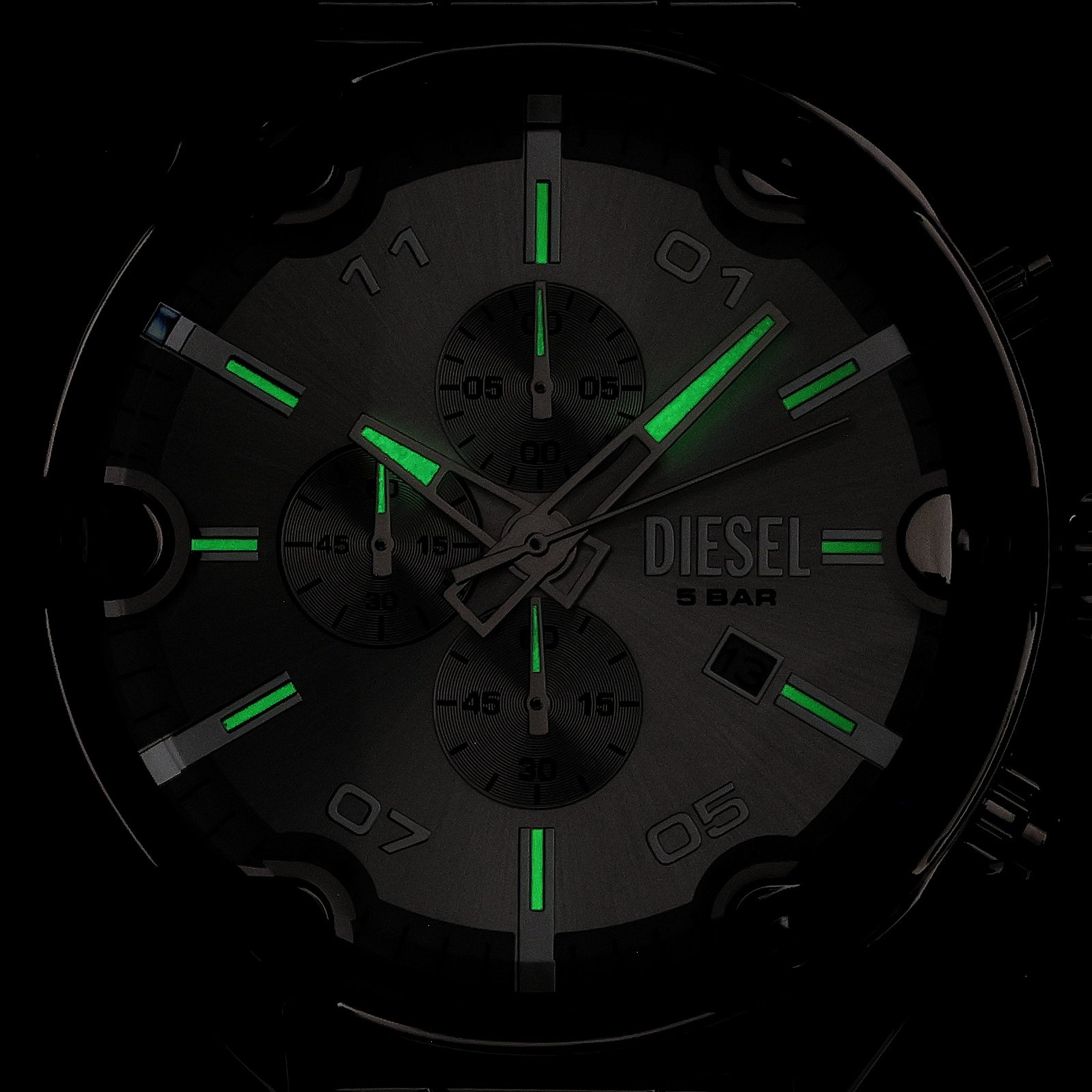 Diesel DZ4677 Spiked Chronograph zegarek męski fashion-modowy mineralne
