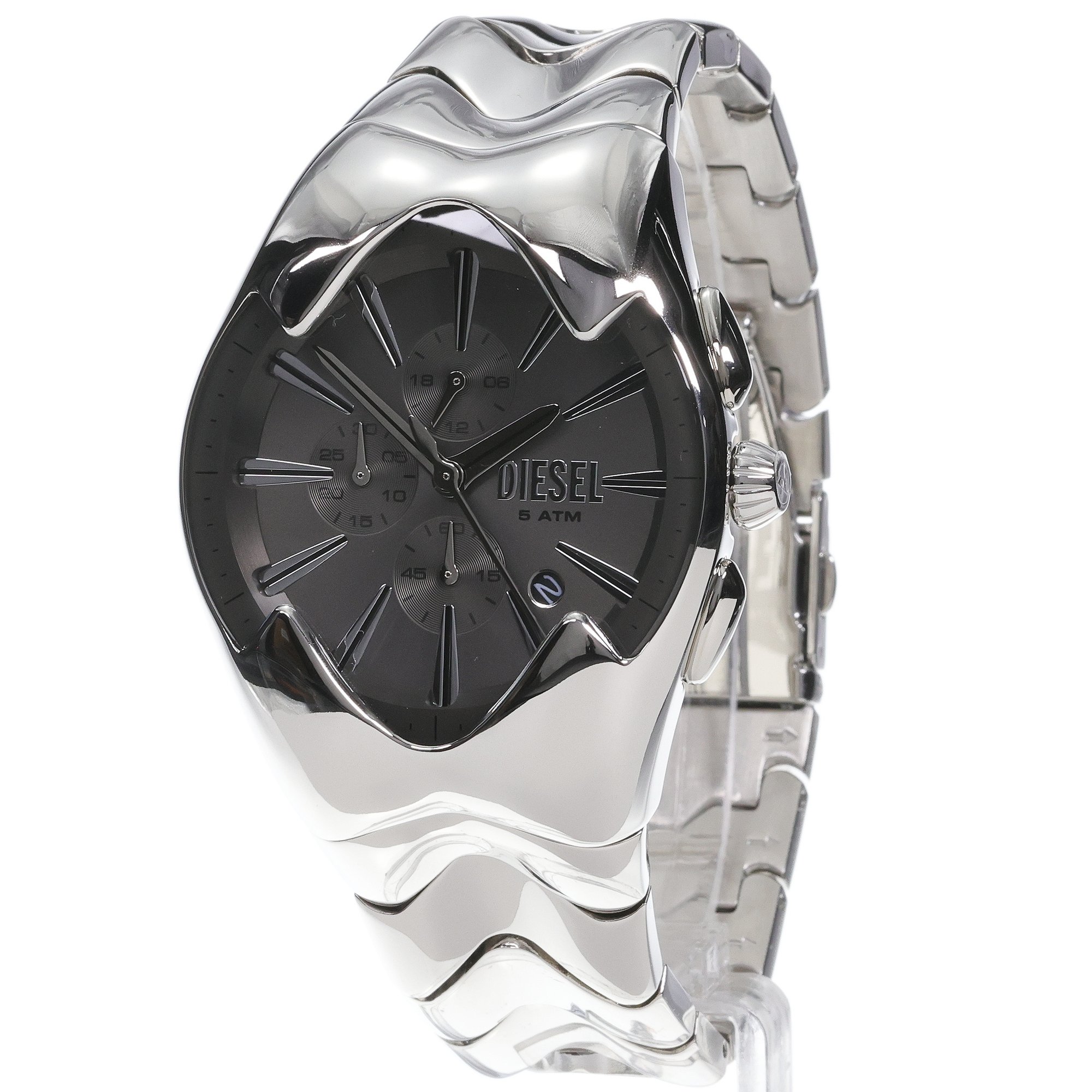 Diesel DZ4683 zegarek srebrny fashion-modowy Diesel bransoleta - miniatura 2