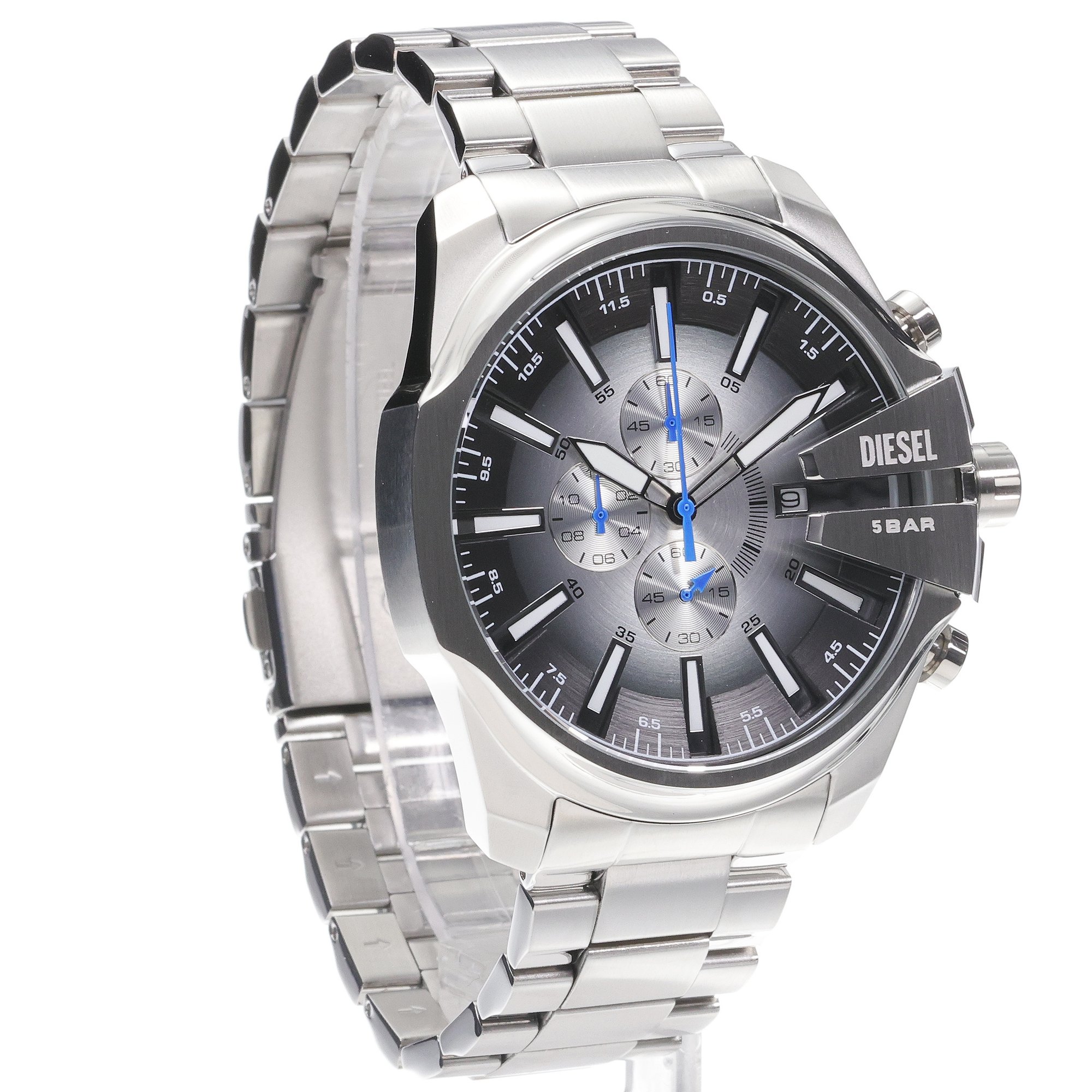 Diesel DZ4686 zegarek srebrny sportowy Diesel bransoleta
