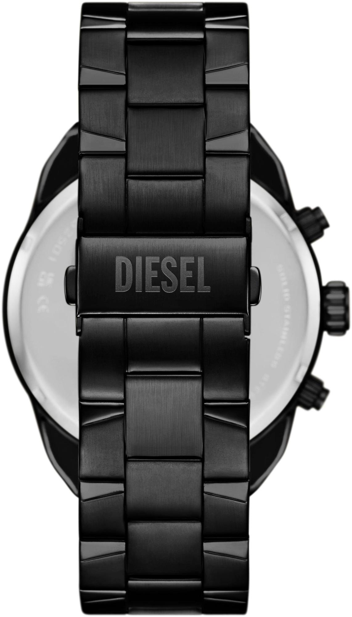 Diesel DZ4691 zegarek czarny klasyczny Spiked bransoleta - miniatura 6