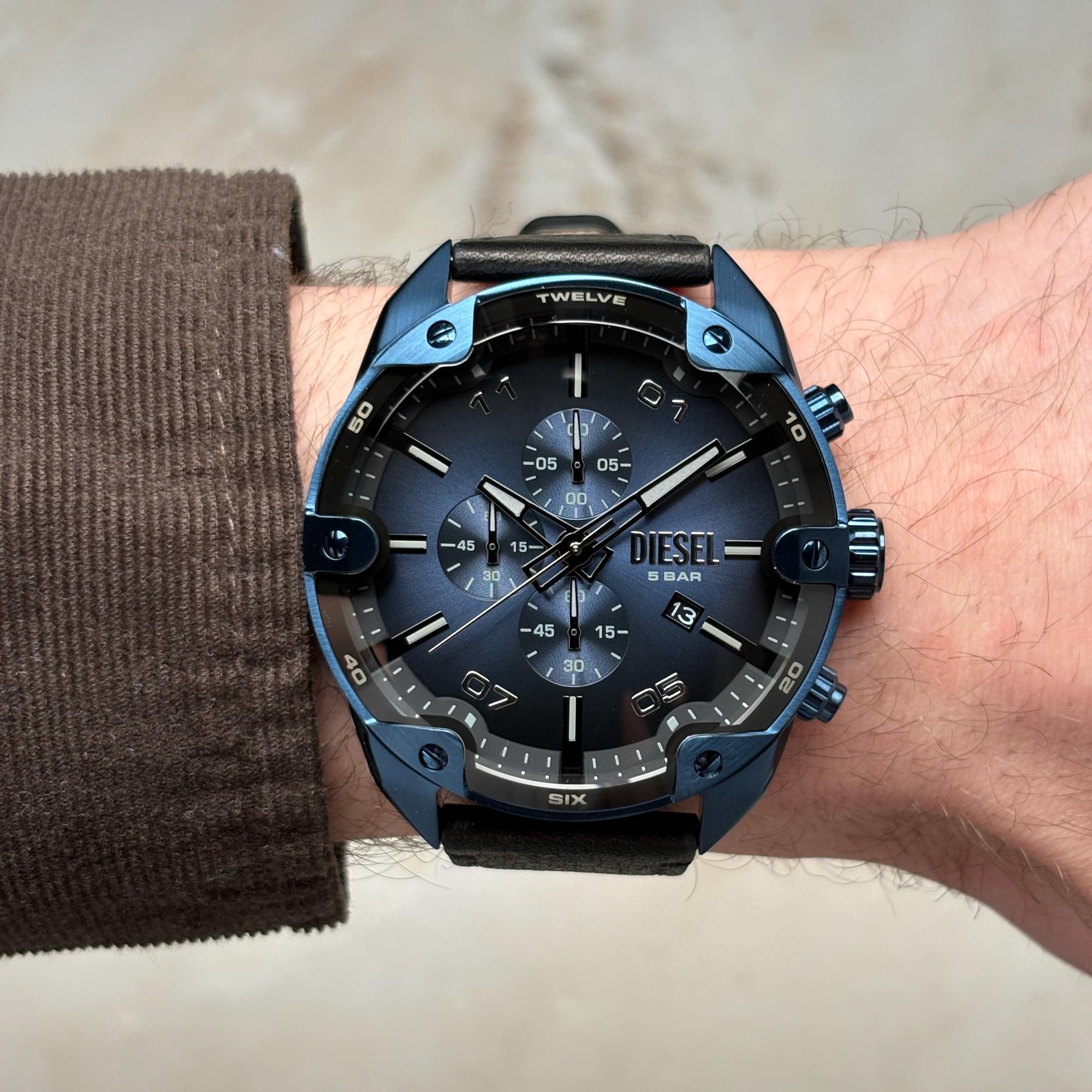 Diesel DZ4703 zegarek amerykańskie Spiked - miniatura 5