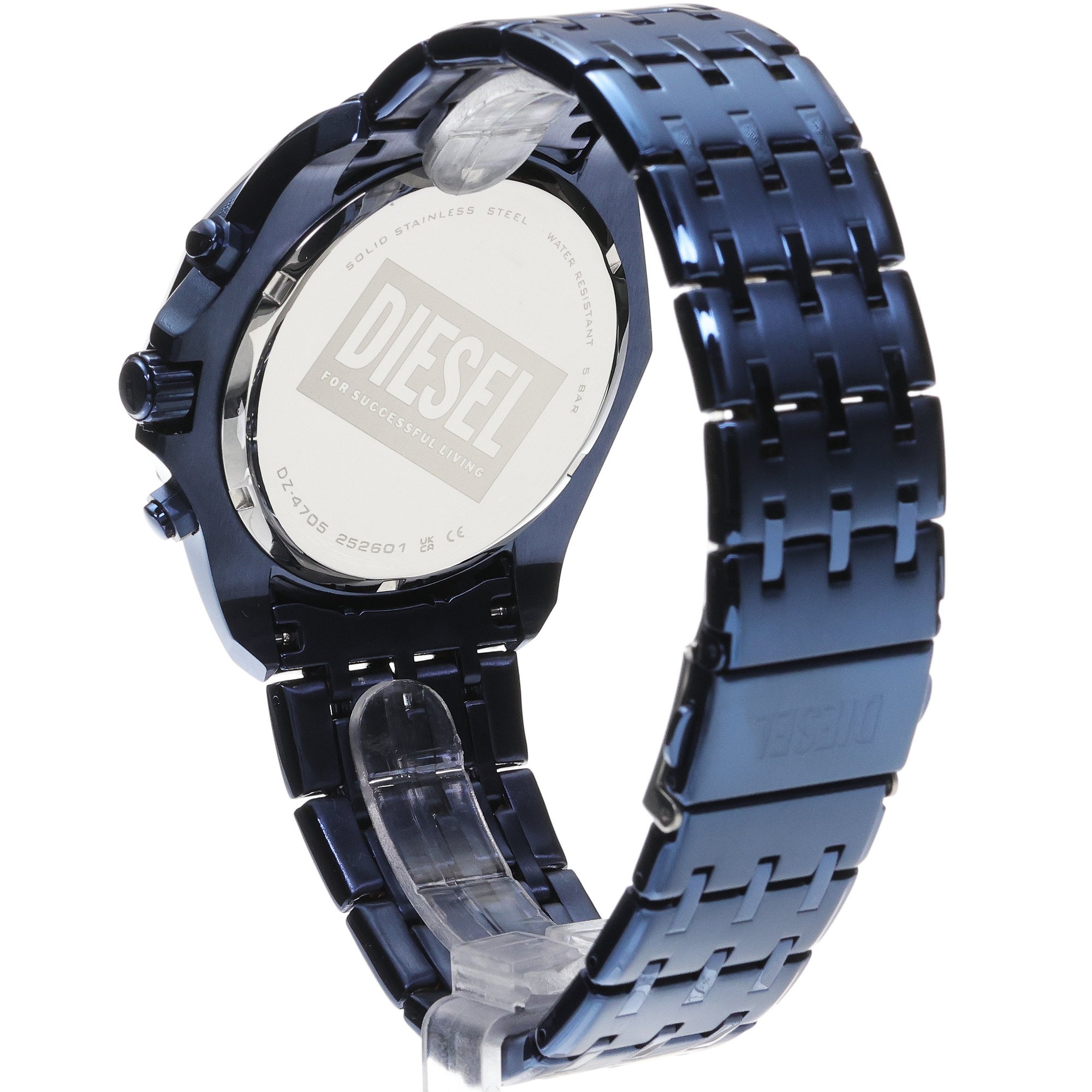 Diesel DZ4705 Stinger Męskie fashion-modowy zegarek niebieski