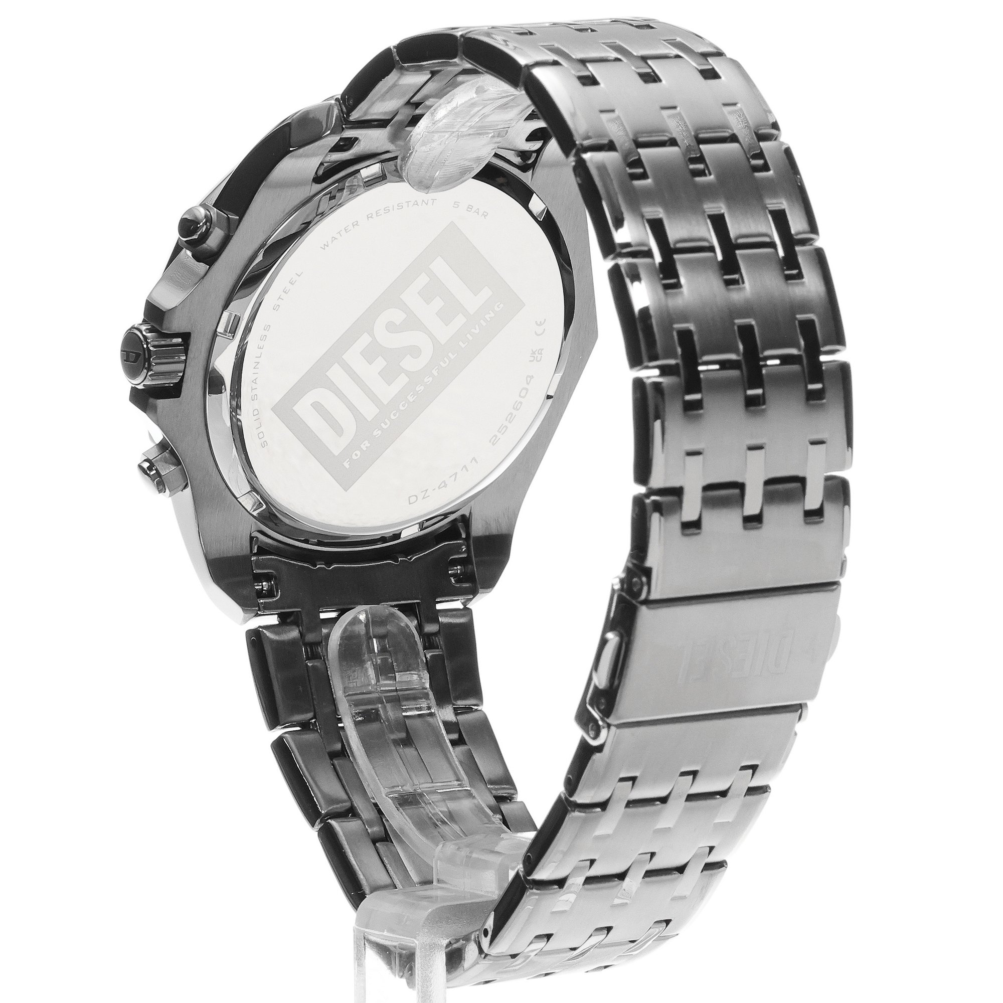 Diesel DZ4711 Stinger Męskie fashion-modowy zegarek szary