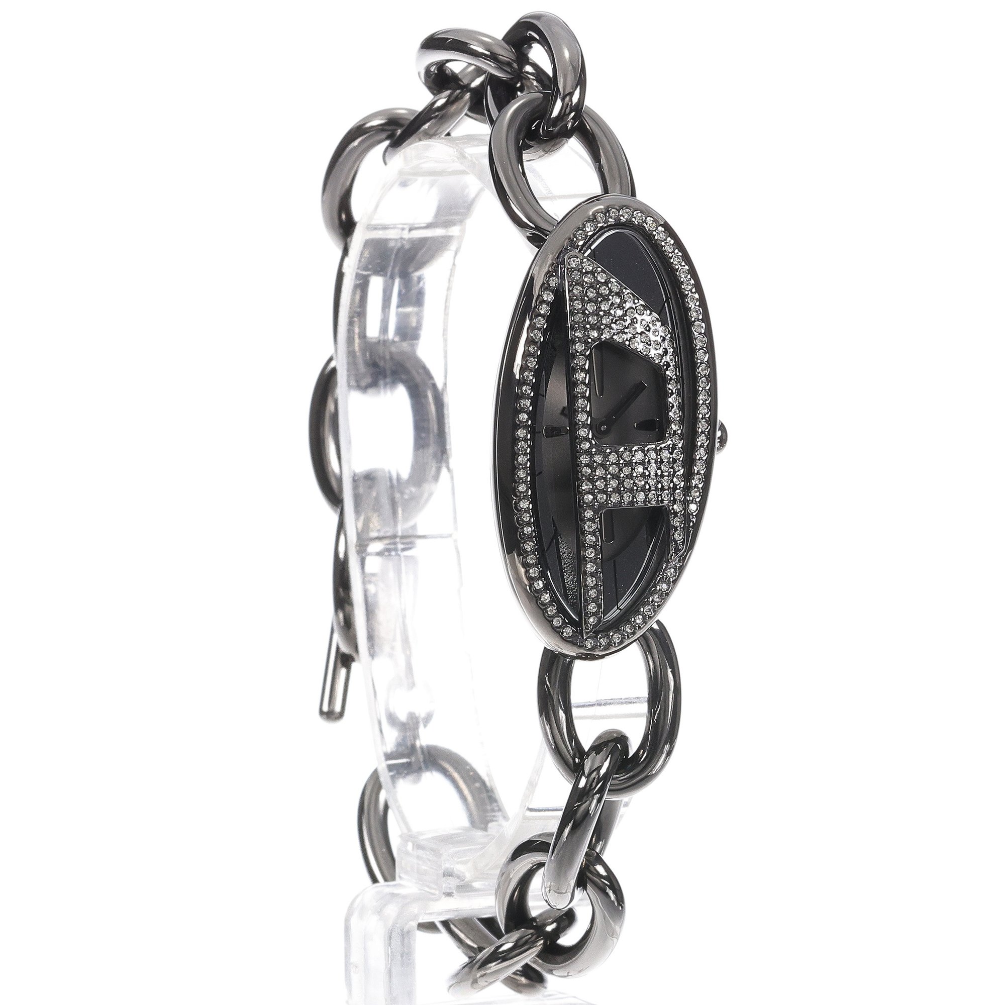 Diesel DZ5615 zegarek szary fashion-modowy Diesel bransoleta - miniatura 3