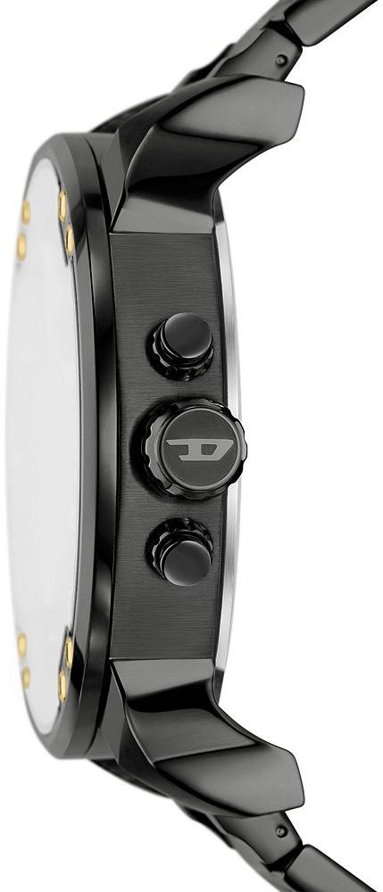 Diesel DZ7484 zegarek czarny fashion-modowy Daddies bransoleta