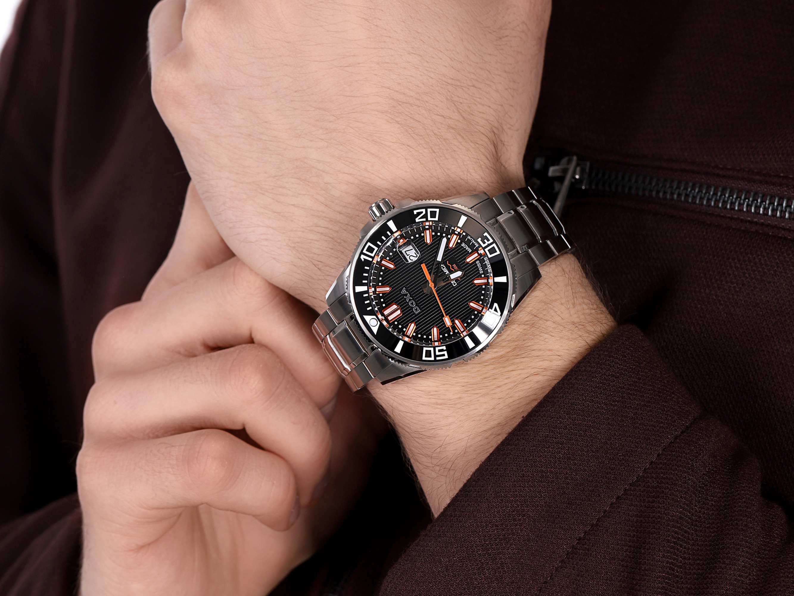 Doxa 707.10.101.10 męski zegarek Into the Ocean bransoleta - miniatura 2