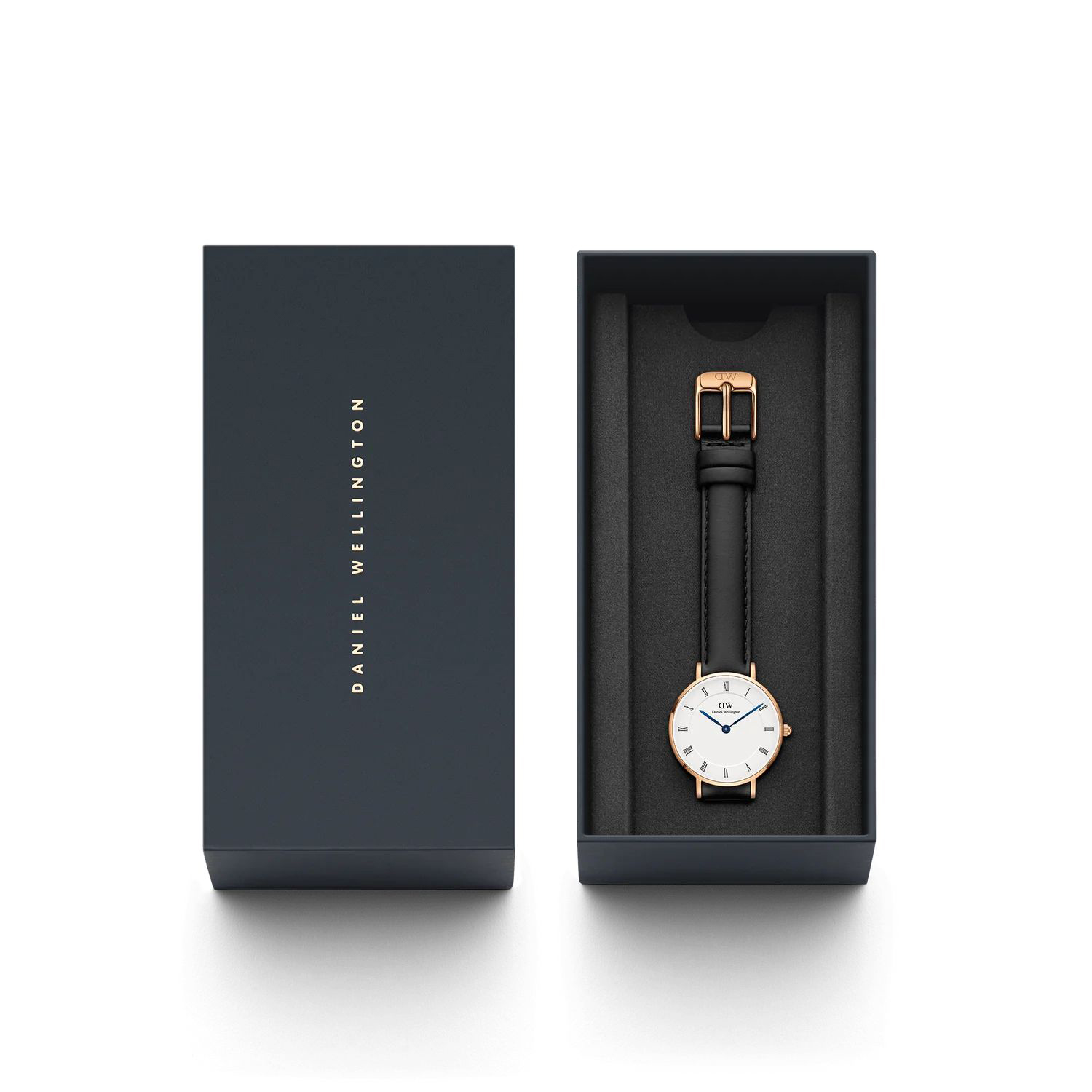 DW00100683 zegarek złoty klasyczny Petite pasek - miniatura 7
