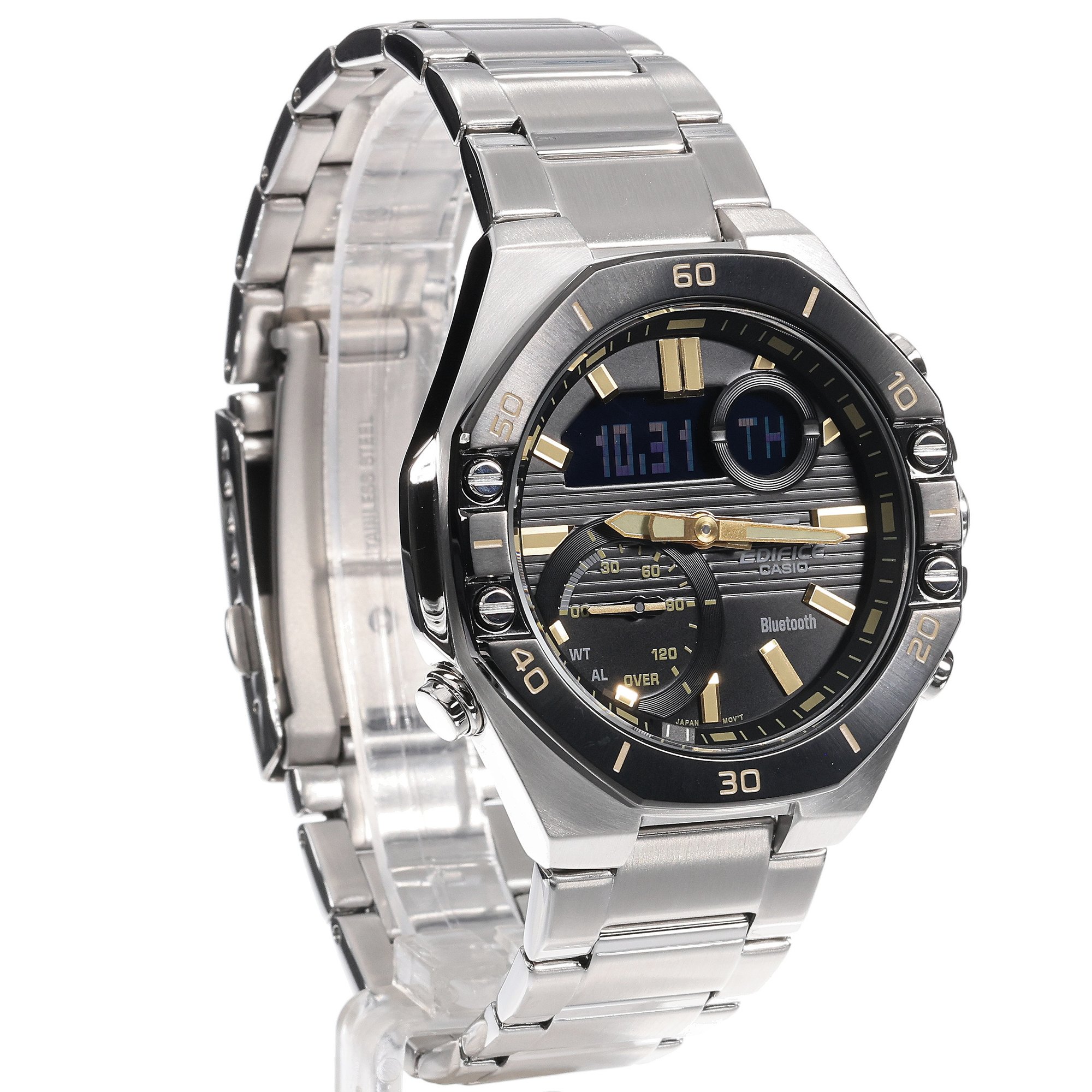 EDIFICE ECB-10DB-1A9EF męski zegarek EDIFICE Premium bransoleta - miniatura 3