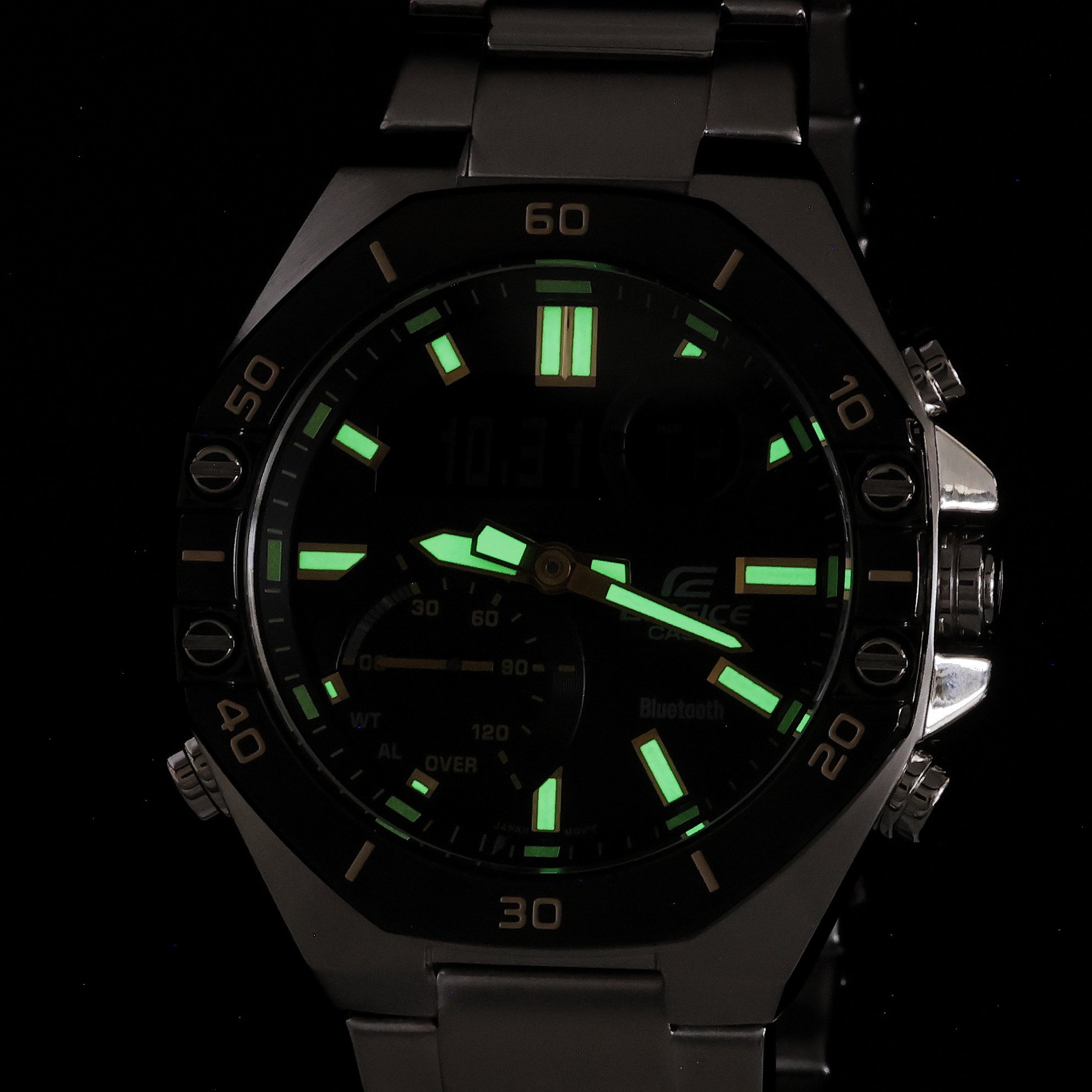 EDIFICE ECB-10DB-1A9EF zegarek srebrny sportowy EDIFICE Premium bransoleta - miniatura 5