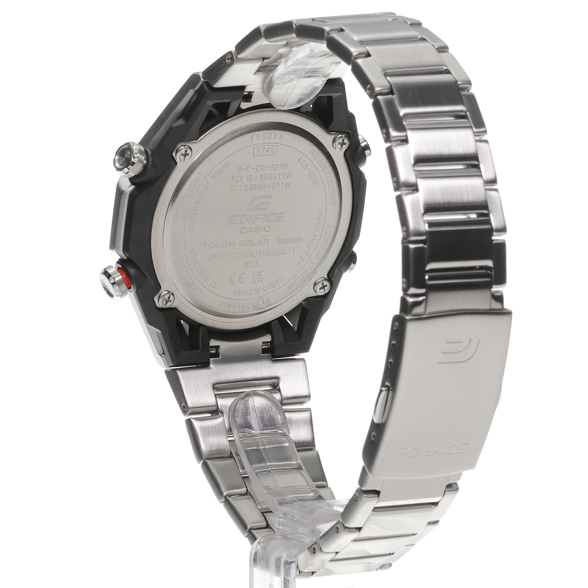 EDIFICE ECB-2300D-1AEF zegarek męski EDIFICE Premium srebrny - miniatura 4